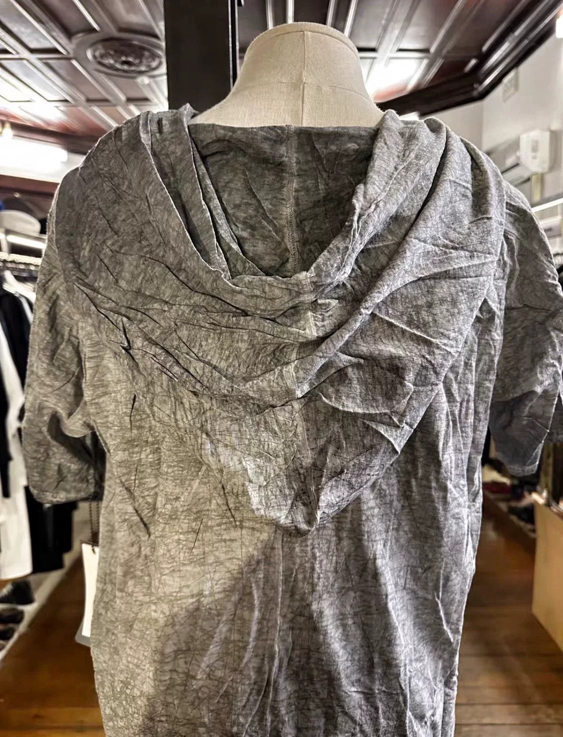 Julius MA_JULIUS 2014SS Gray Silk-Cotton Hooded Top Size US M / EU 48-50 / 2 - 4 Thumbnail