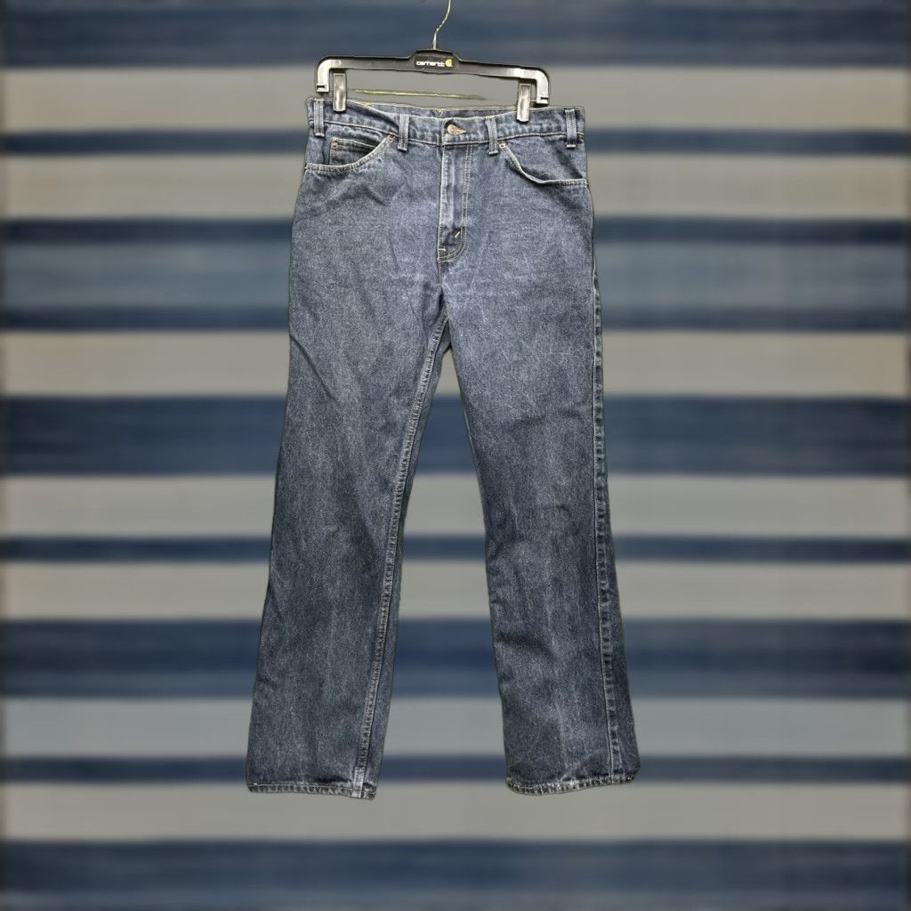 Levi's VINTAGE Levi's Jeans Mens 30x32 Levi's Jeans 30 Jeans Regular Blue USA 80s Mens Leather Tab Straight 5-Pocket Comfort Dylan? Size US 30 / EU 46 - 1 Thumbnail
