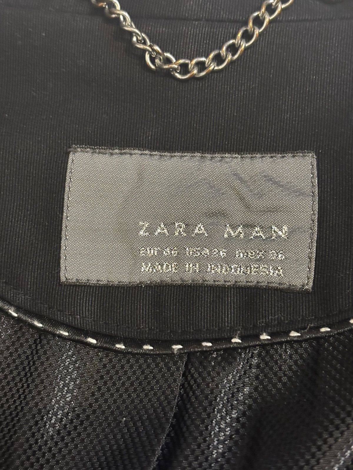 Zara Men’s Zara black Blazer.mb3970 Size 36R - 10 Thumbnail