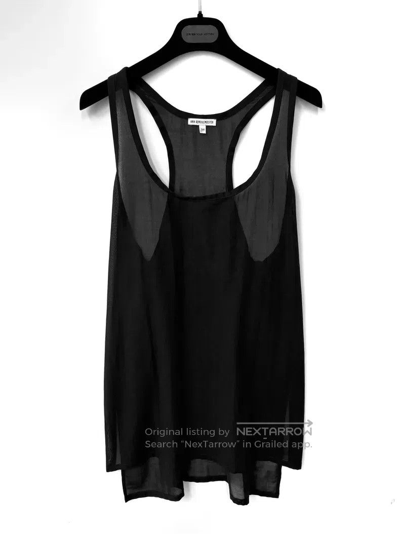 Ann Demeulemeester Ann Demeulemeester Chiffon Vest Size XXS / US 00 / IT 34 - 1 Thumbnail