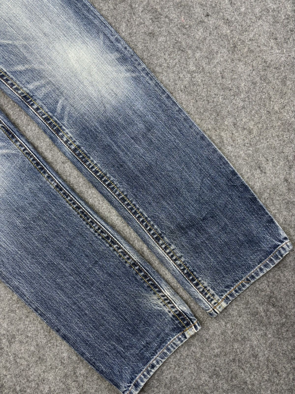 Japanese Brand 💥Insane💥Rush Hour Double Waist stone Wash Denim F759 Size US 30 / EU 46 - 8 Thumbnail