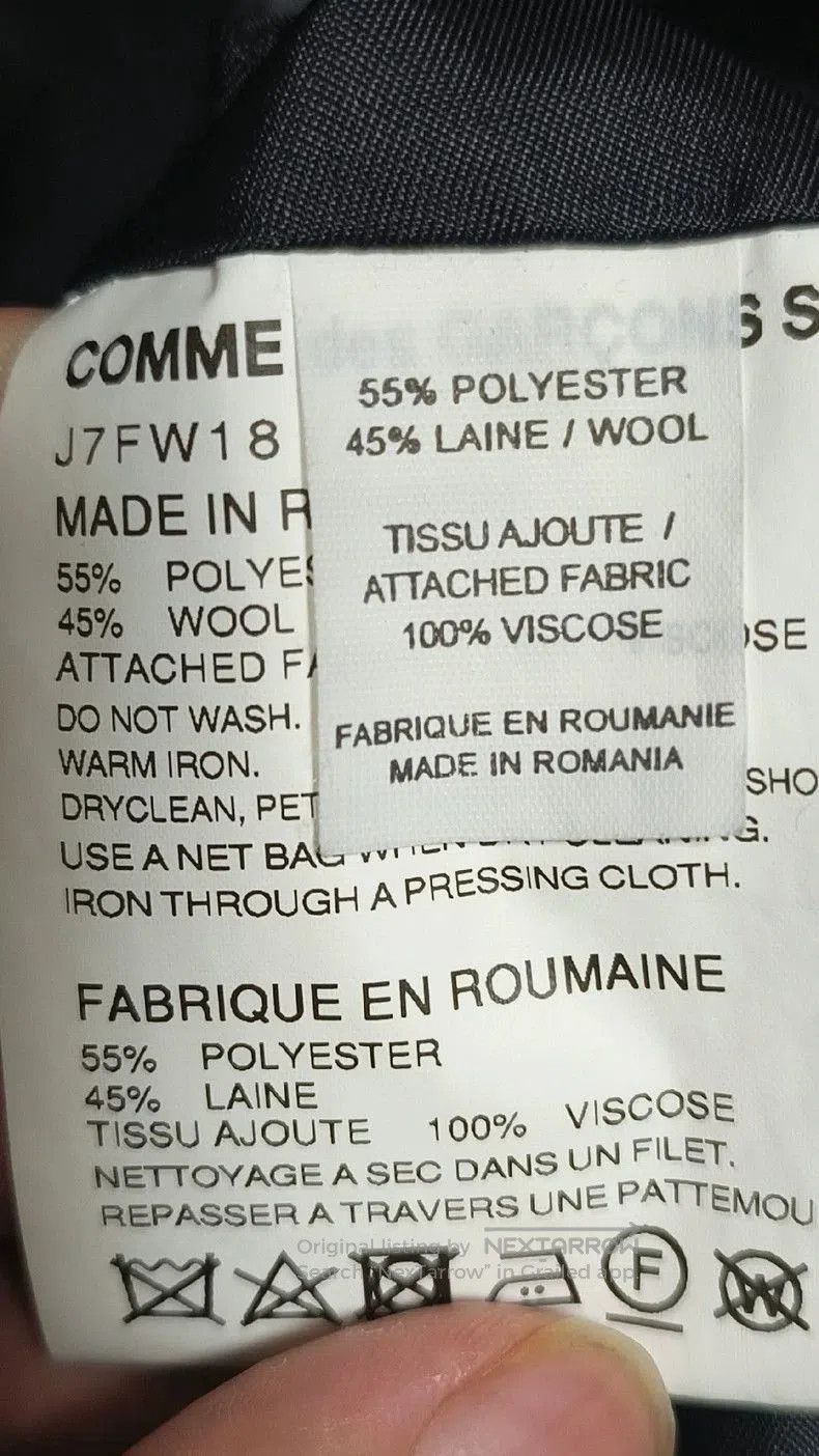 Comme des Garcons Supreme x CDG FW18 Shirt Coat. Size US M / EU 48-50 / 2 - 5 Thumbnail