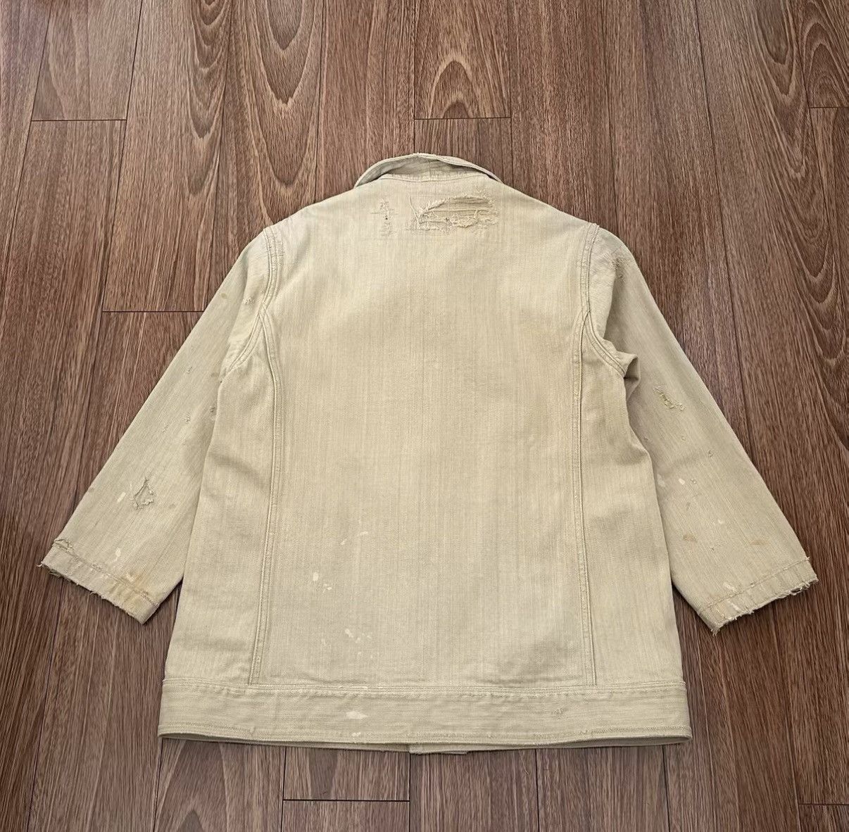 Visvim VISVIM ICT BENNY JKT CRASH Distressed jacket Size US L / EU 52-54 / 3 - 2 Thumbnail