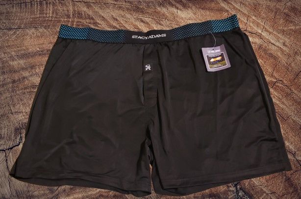 Stacy Adams 2 PAIR MEN'S STACY ADAMS BOXER SHORTS COMFORT STRETCH XXL Size 42 - 1 Thumbnail