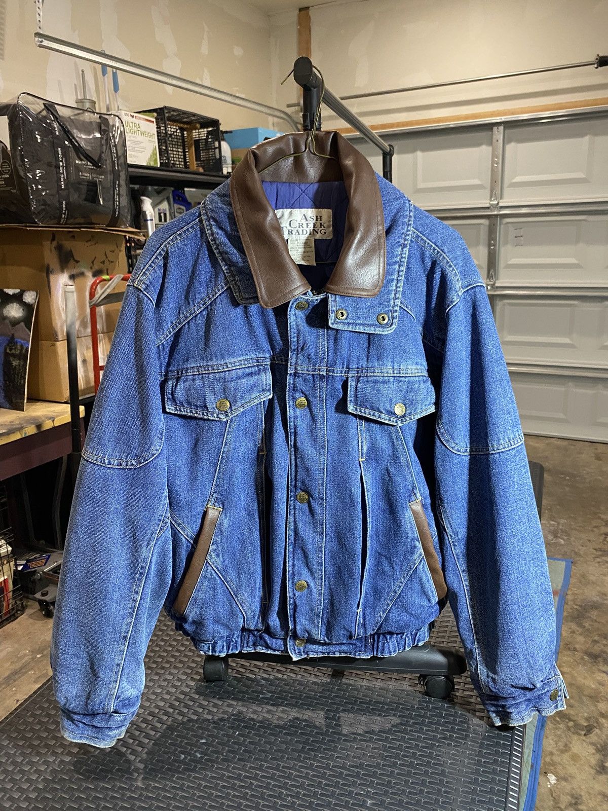 Other (1980s Vintage) Large Ash creek trading denim jacket Size US L / EU 52-54 / 3 - 1 Thumbnail