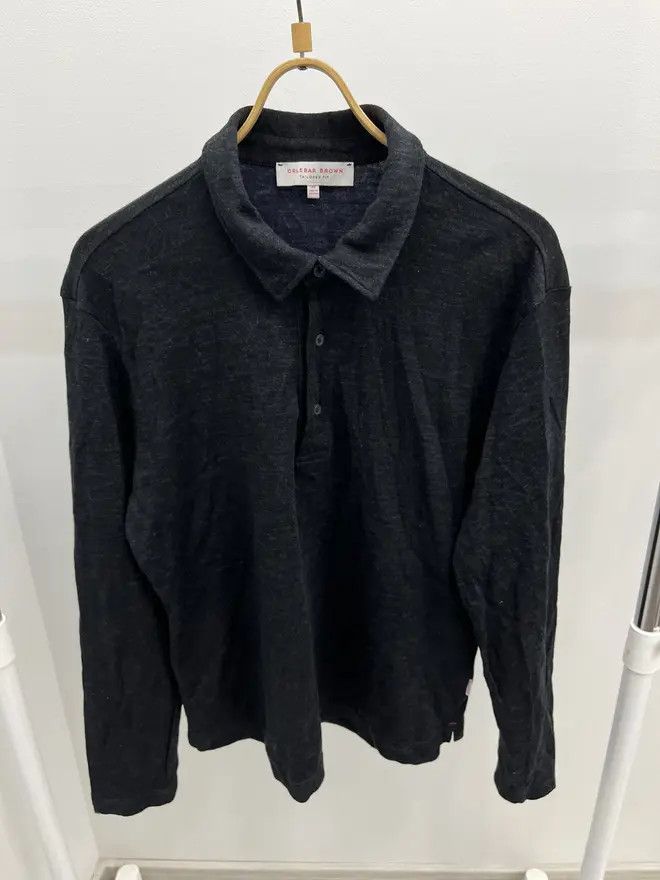 Orlebar Brown Orlebar Brown Wool Button Up Polo Sweater Size US XXL / EU 58 / 5 - 1 Thumbnail