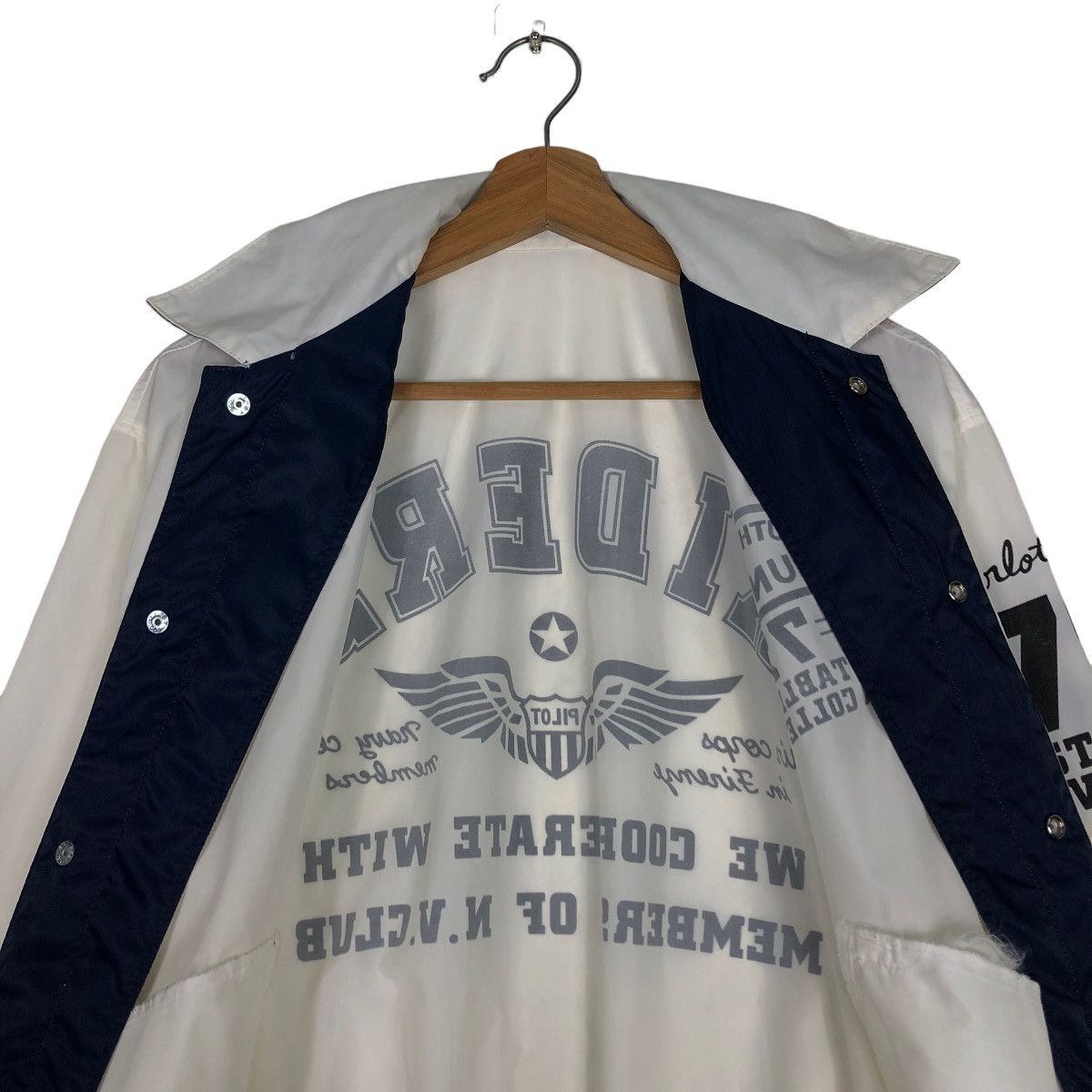 Japanese Brand 🔥Vintage Bomber Jacket Satin Riders South Dakota Univ USA Size US M / EU 48-50 / 2 - 12 Thumbnail