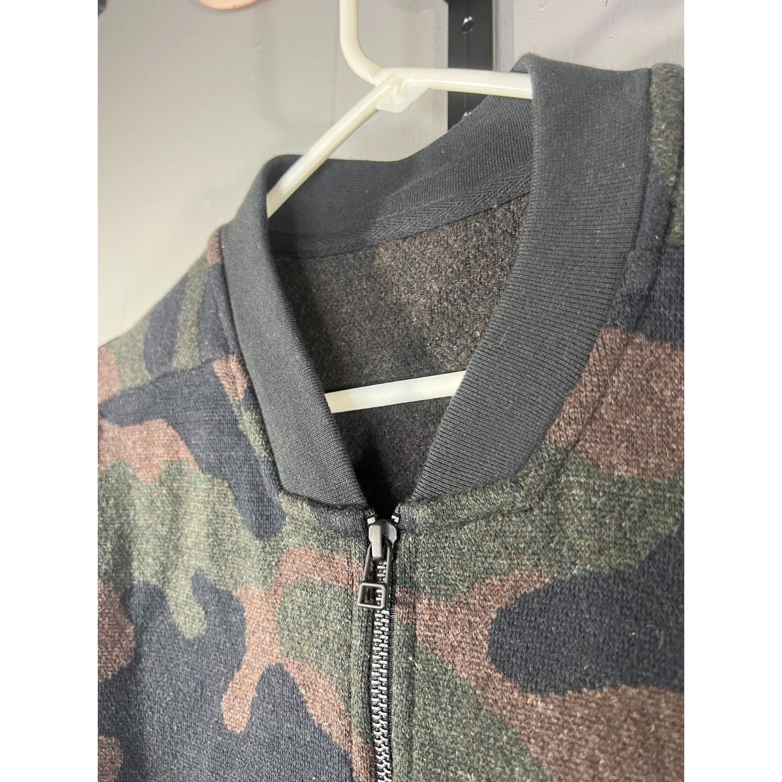 Outerknown Outerknown Wool Cotton Full Zip Jacket Size LG Green Black B Size US L / EU 52-54 / 3 - 5 Thumbnail