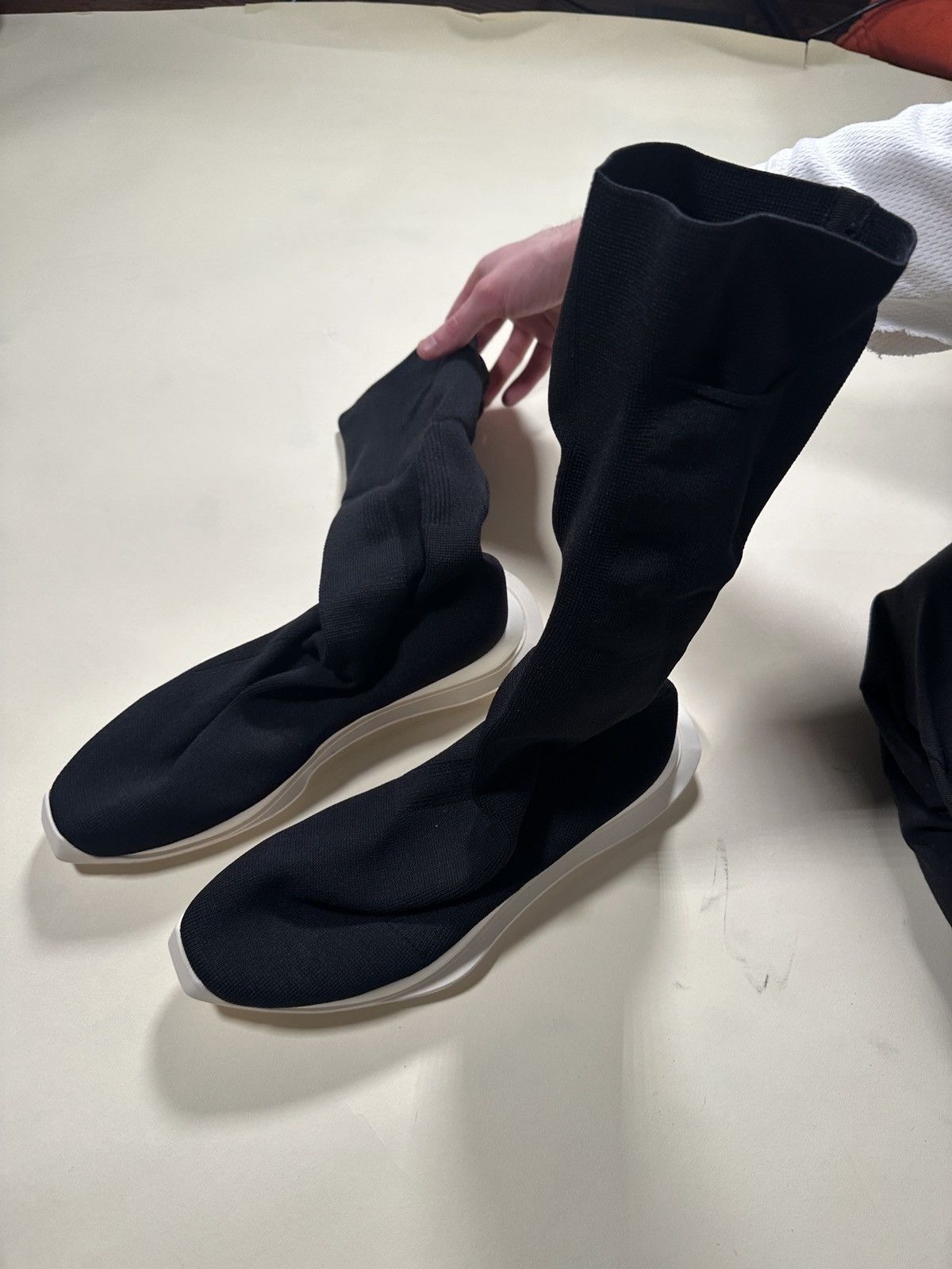 Rick Owens Drkshdw Rick High top Sneaks Size US 9 / EU 42 - 4 Thumbnail