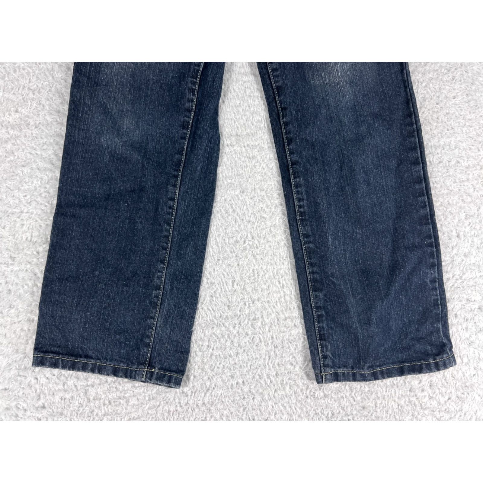 Denime Raiders Jeans Co Pants Womens Mid Blue Denim Jeans 30 Inseam 30 Dark Wash Cotton 5-Pocket Rise Mid Size 40" / US 18 - 6 Thumbnail