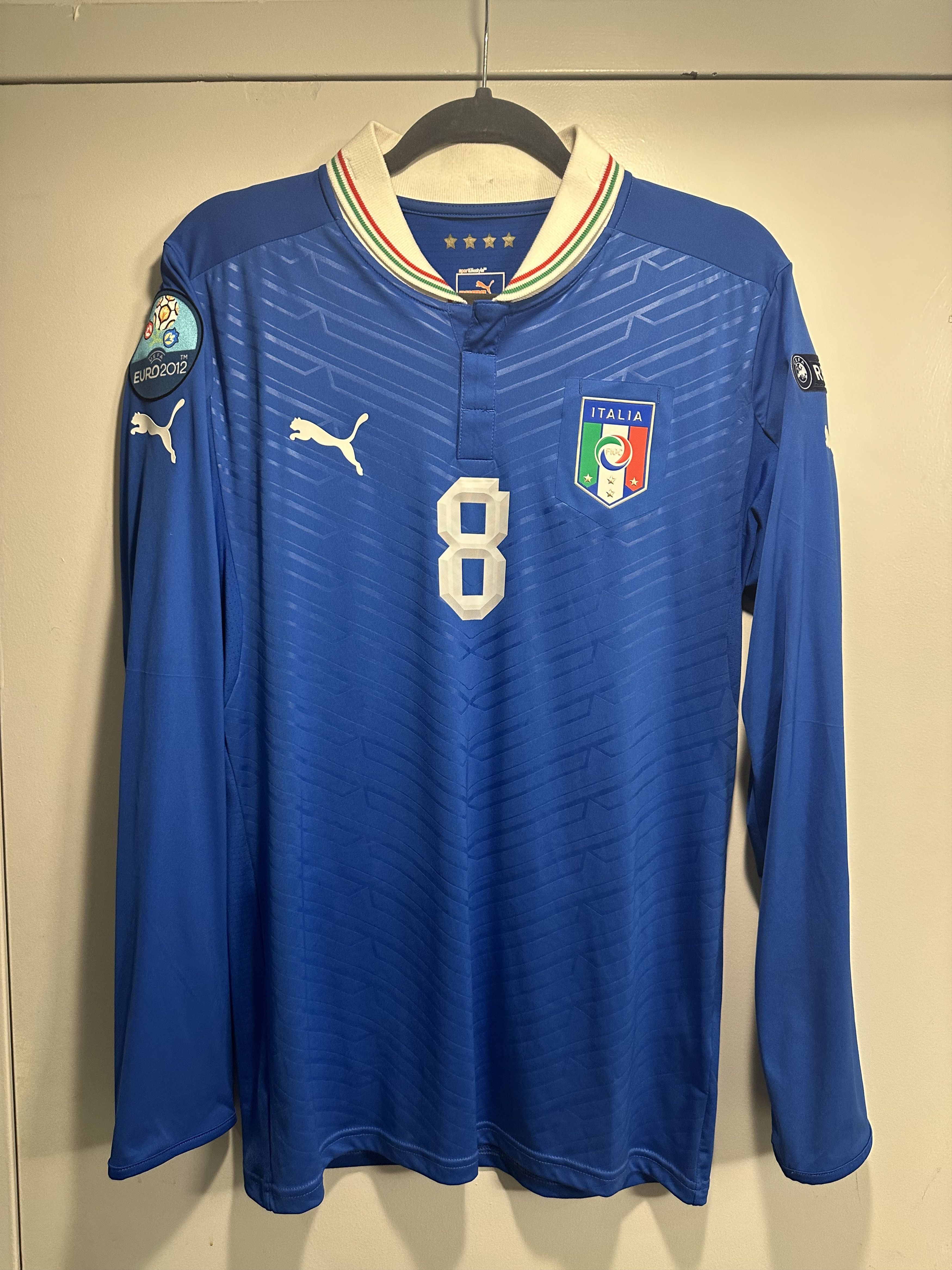 Puma Italy Euro 2012/13 Marchisio #8 Player Version Long Sleeves Size US M / EU 48-50 / 2 - 2 Thumbnail