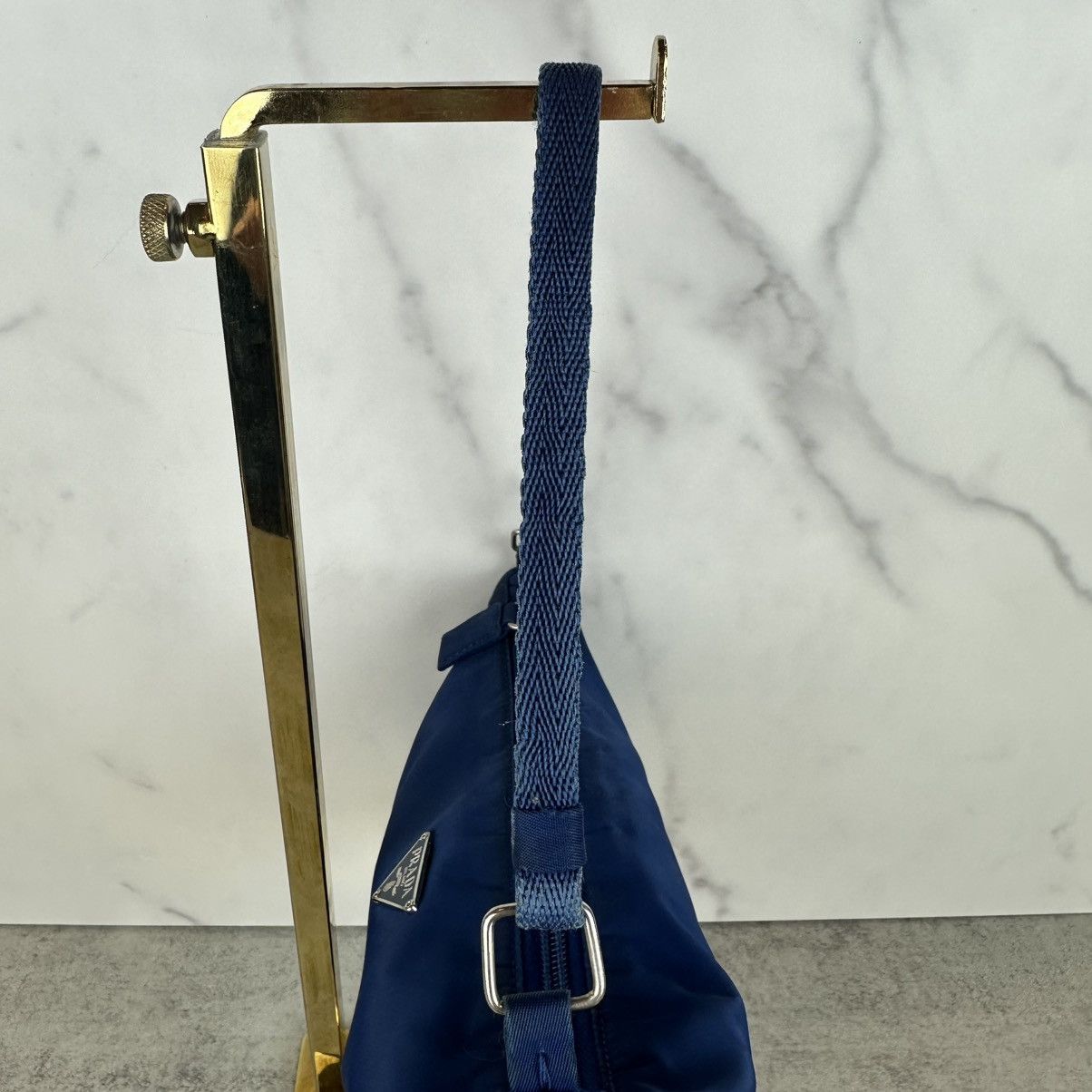 Prada Blue Prada Nylon Pochette Size ONE SIZE - 7 Thumbnail