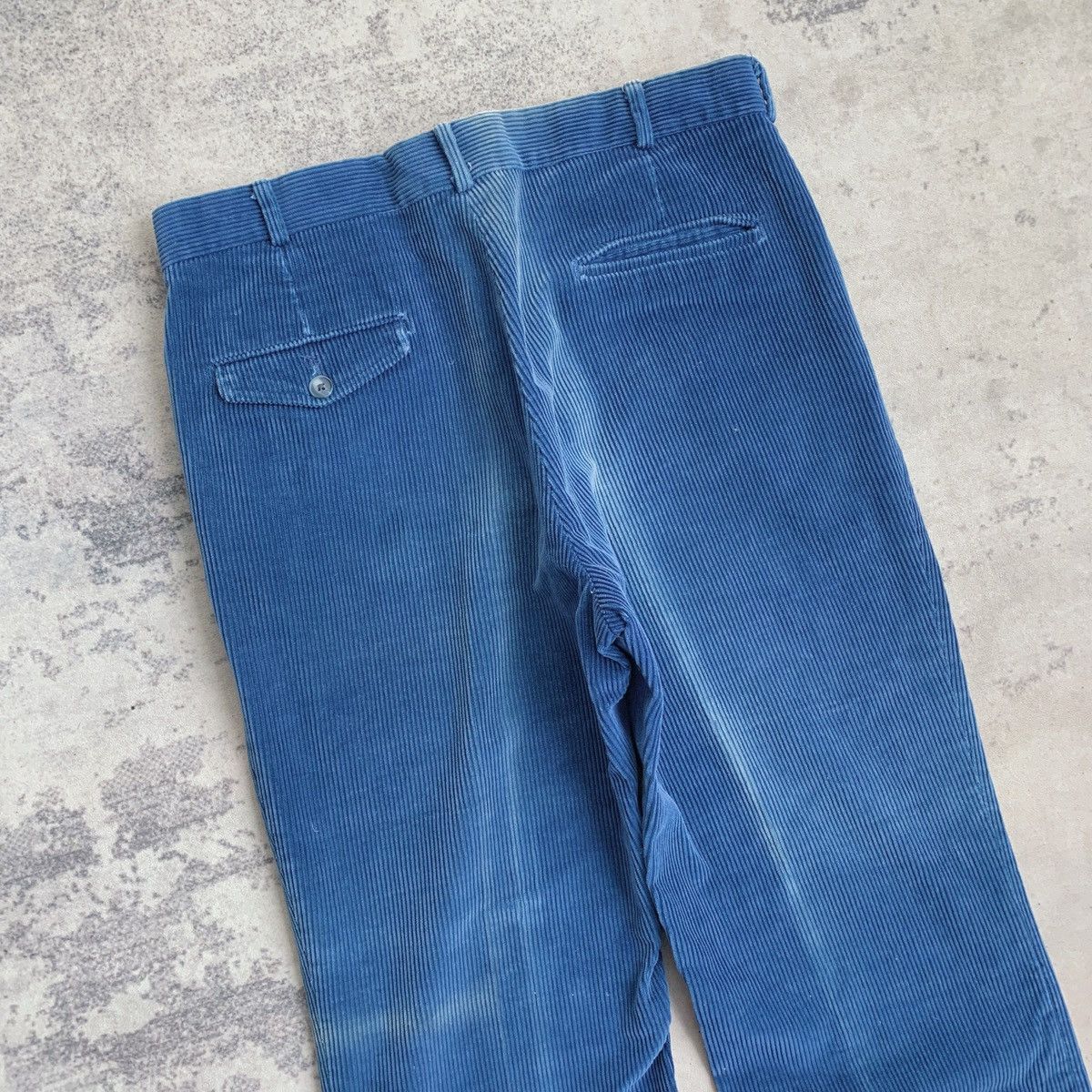 Vintage 1960s Sun Faded Bootcut Corduroy Pants ERD GRUNGE Size US 32 / EU 48 - 8 Thumbnail