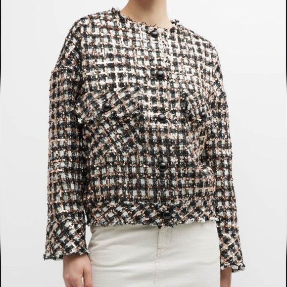 Le Superbe Le Superbe Monte Carlo Sequined Button Jacket Size 6 Size M / US 6-8 / IT 42-44 - 2 Thumbnail