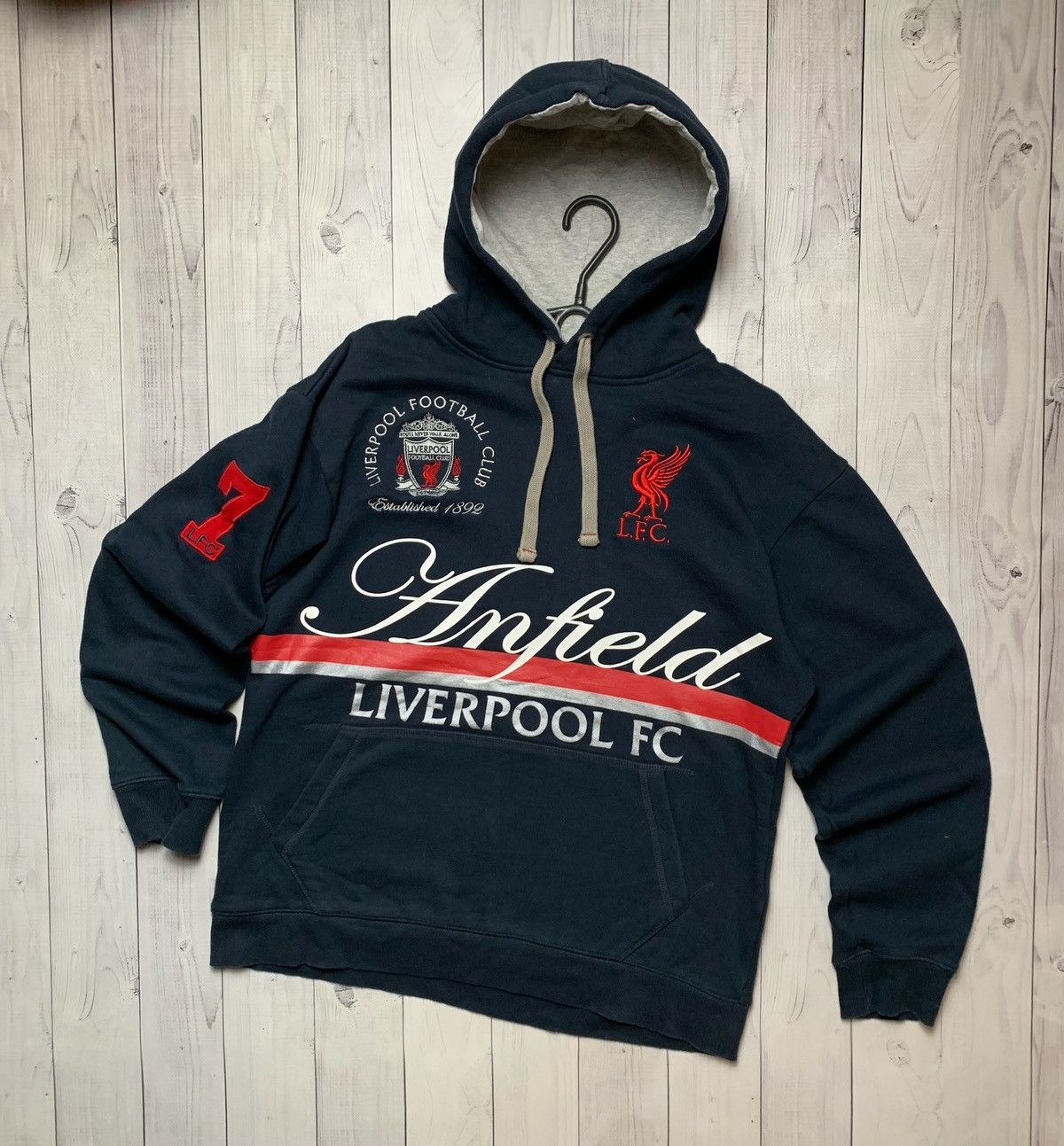 Vintage Vintage Liverpool soccer hoodie big logo size M Size US M / EU 48-50 / 2 - 1 Thumbnail