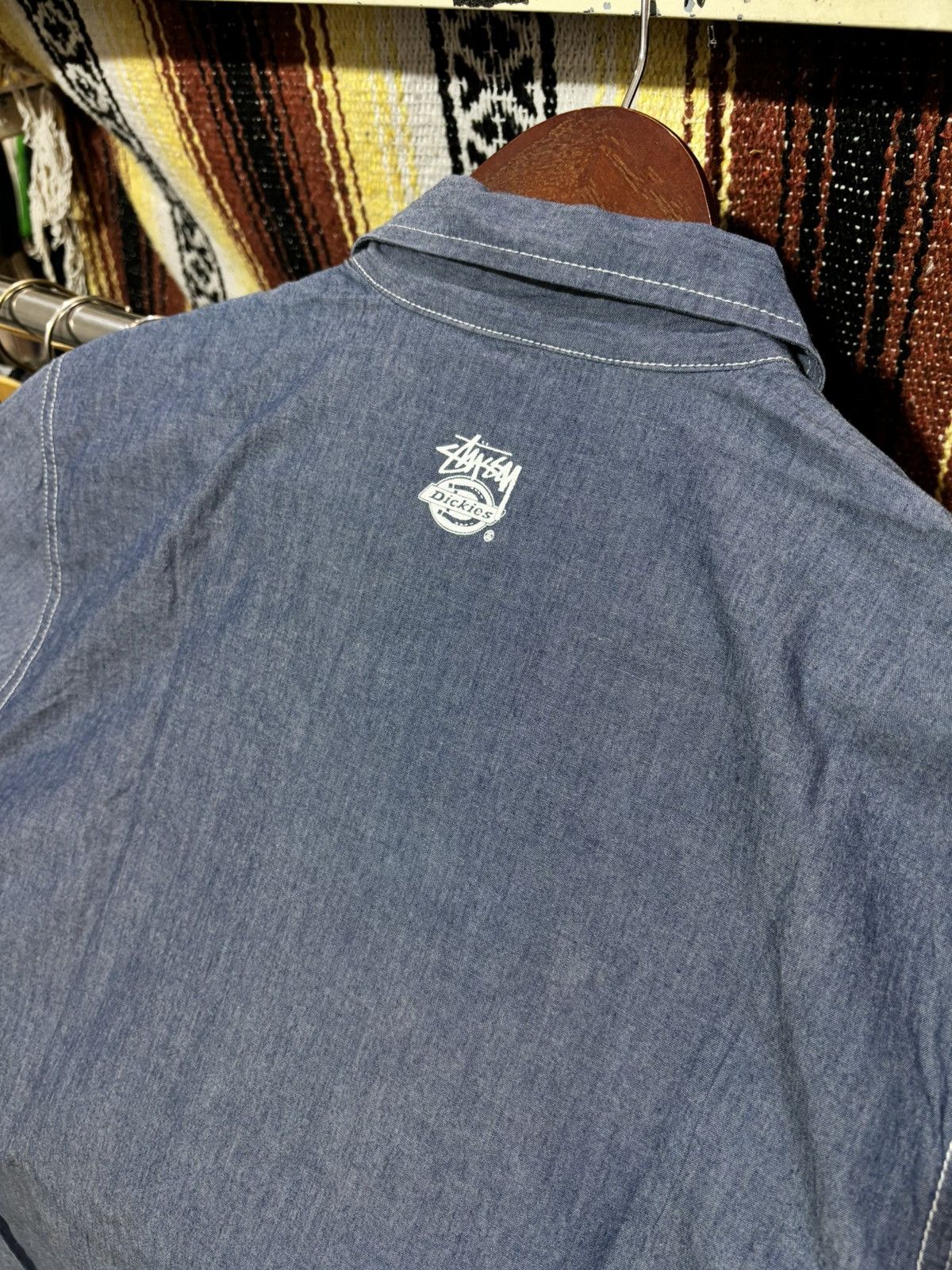 Dickies × Stussy Rare Dickies x Stussy Crazy Work Shirt Size US M / EU 48-50 / 2 - 6 Thumbnail