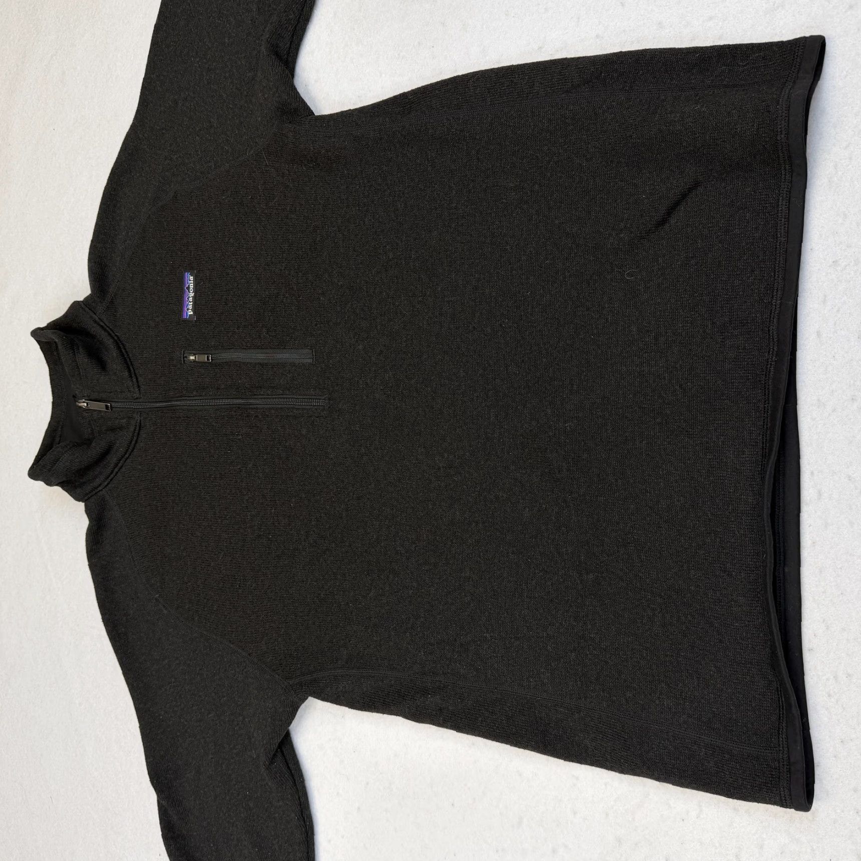 Patagonia Patagonia Sweater Mens Large Gray Better Sweater Fleece Quarter Zip Pullover Size US L / EU 52-54 / 3 - 3 Thumbnail