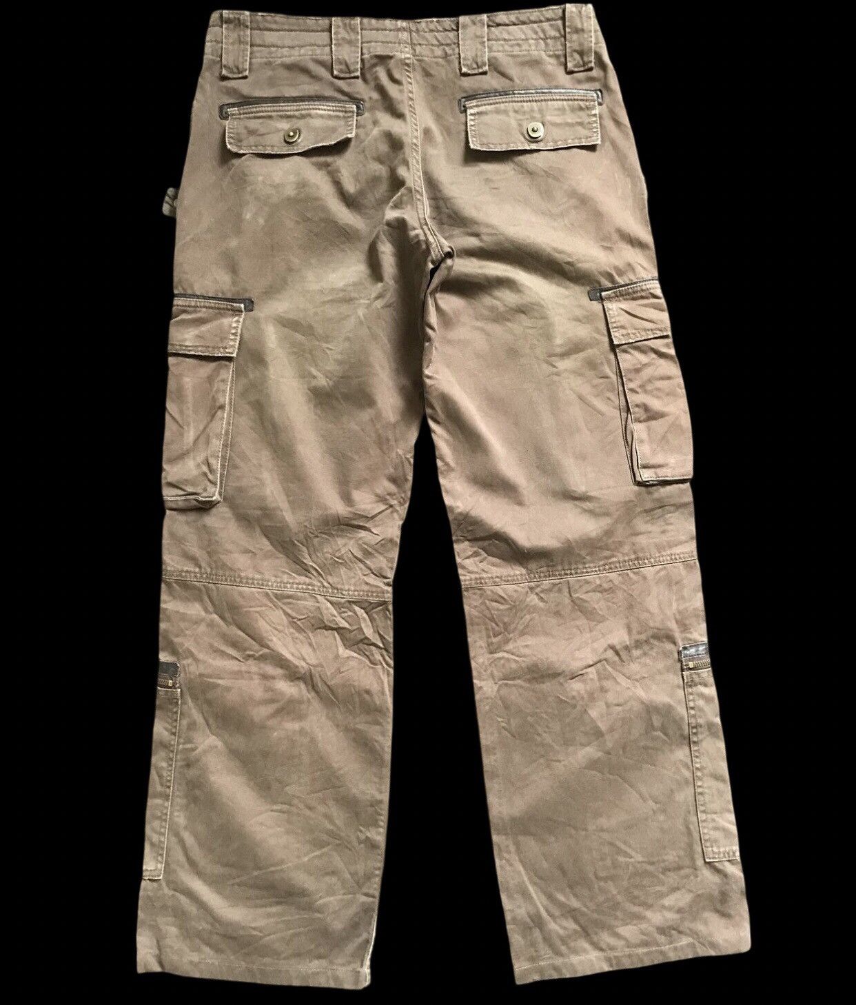 Japanese Brand CP115 Royal Flash Japan Multipocket Tactical Parachute Pant Size US 34 / EU 50 - 2 Thumbnail