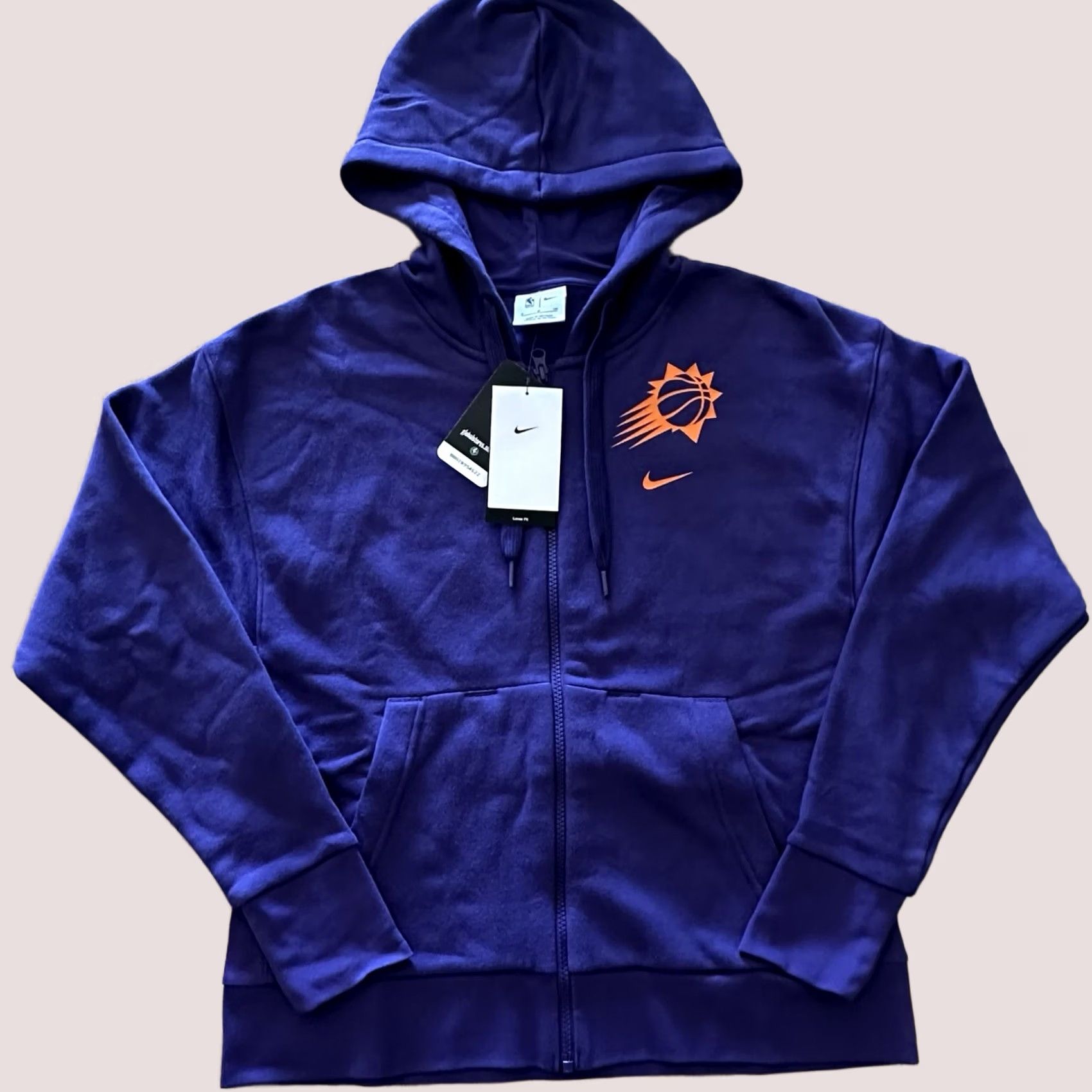 Nike Nike NBA Suns Fleece Hoodie Full Zip Jacket Womens S Purple Dynamic Dri-FIT Sportswear Size S / US 4 / IT 40 - 1 Thumbnail