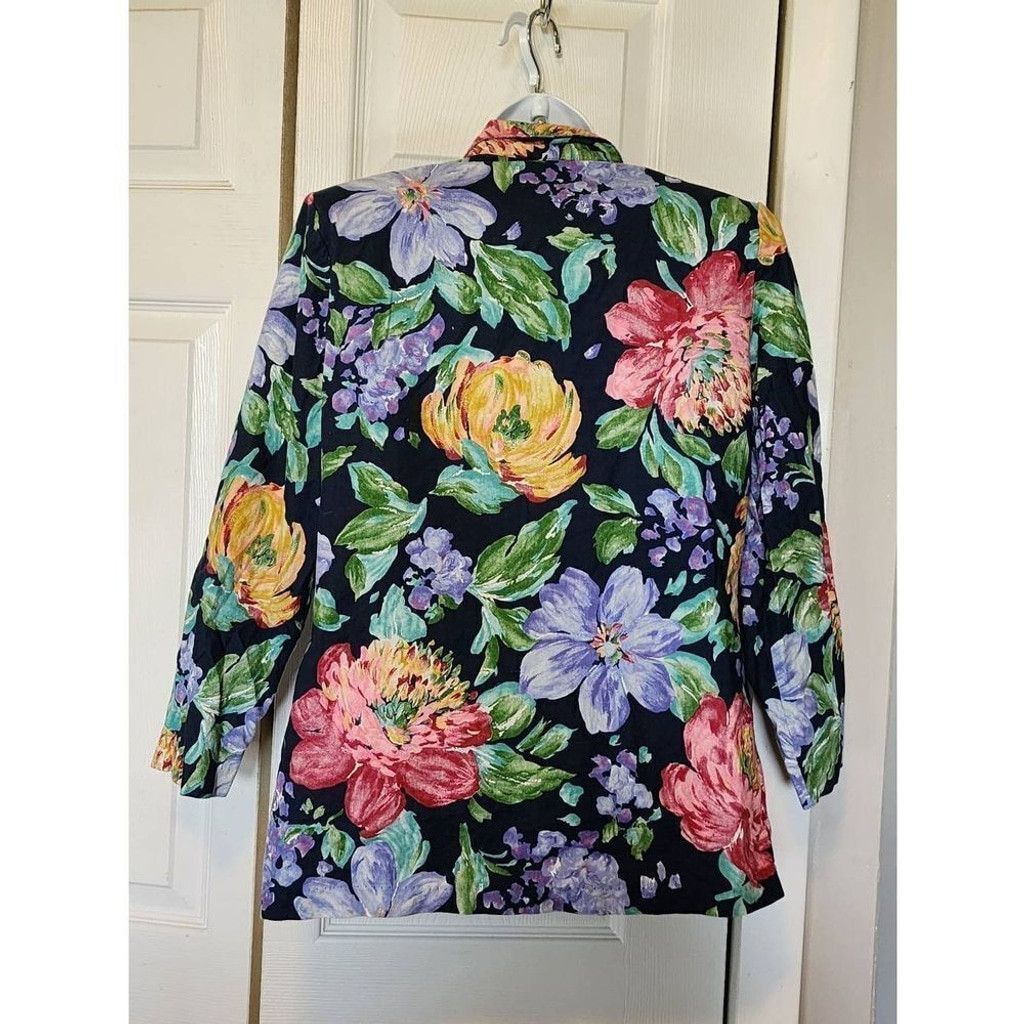 Other Vintage Classic Directions Floral Jacket Size M / US 6-8 / IT 42-44 - 4 Thumbnail