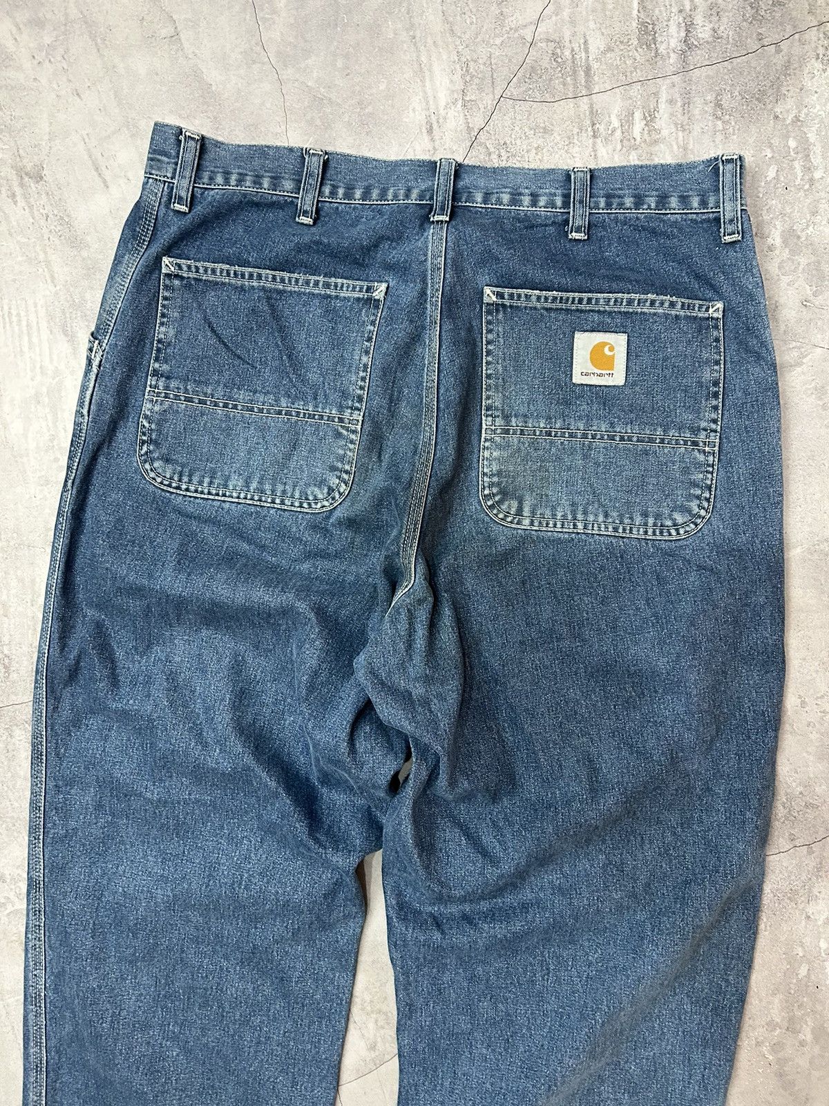 Carhartt × Carhartt Wip × Vintage Y2K Carhartt Style Baggy Carpenter Skater Utility Pants Size US 34 / EU 50 - 7 Thumbnail