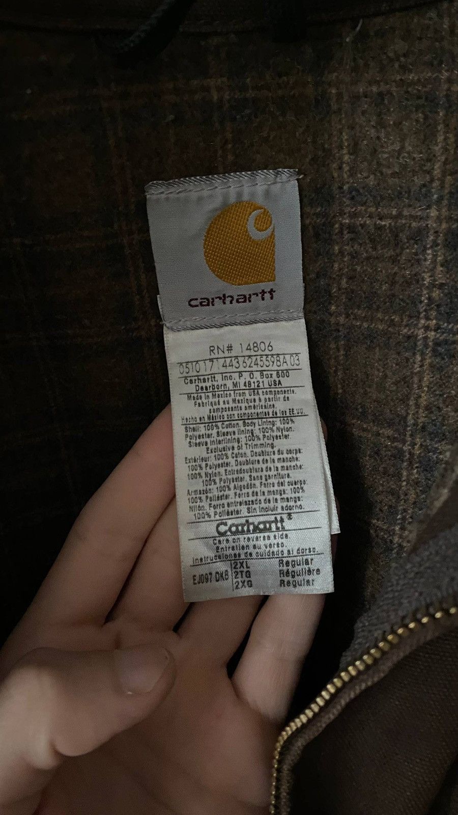 Carhartt Carhartt Vinatge Detroit Jacket Size US XL / EU 56 / 4 - 13 Thumbnail
