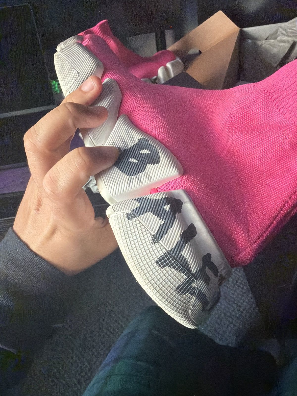 Balenciaga REC KNIT FLUO 2.0 GRAD SOLE Size US 10 / IT 40 - 4 Thumbnail