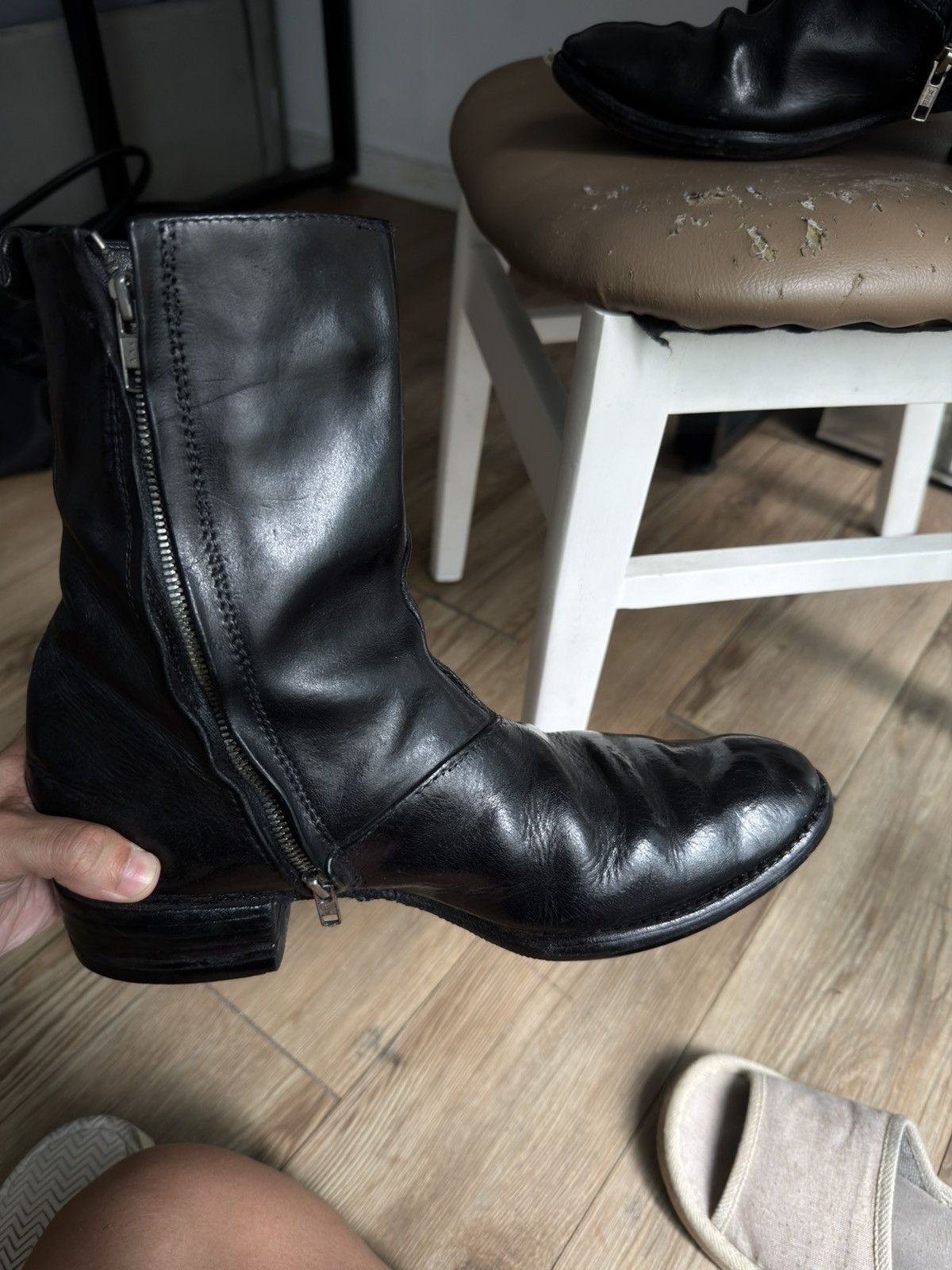 Carol Christian Poell Carol Christian Poell O.D Side Zip Boots Size US 8 / EU 41 - 10 Thumbnail