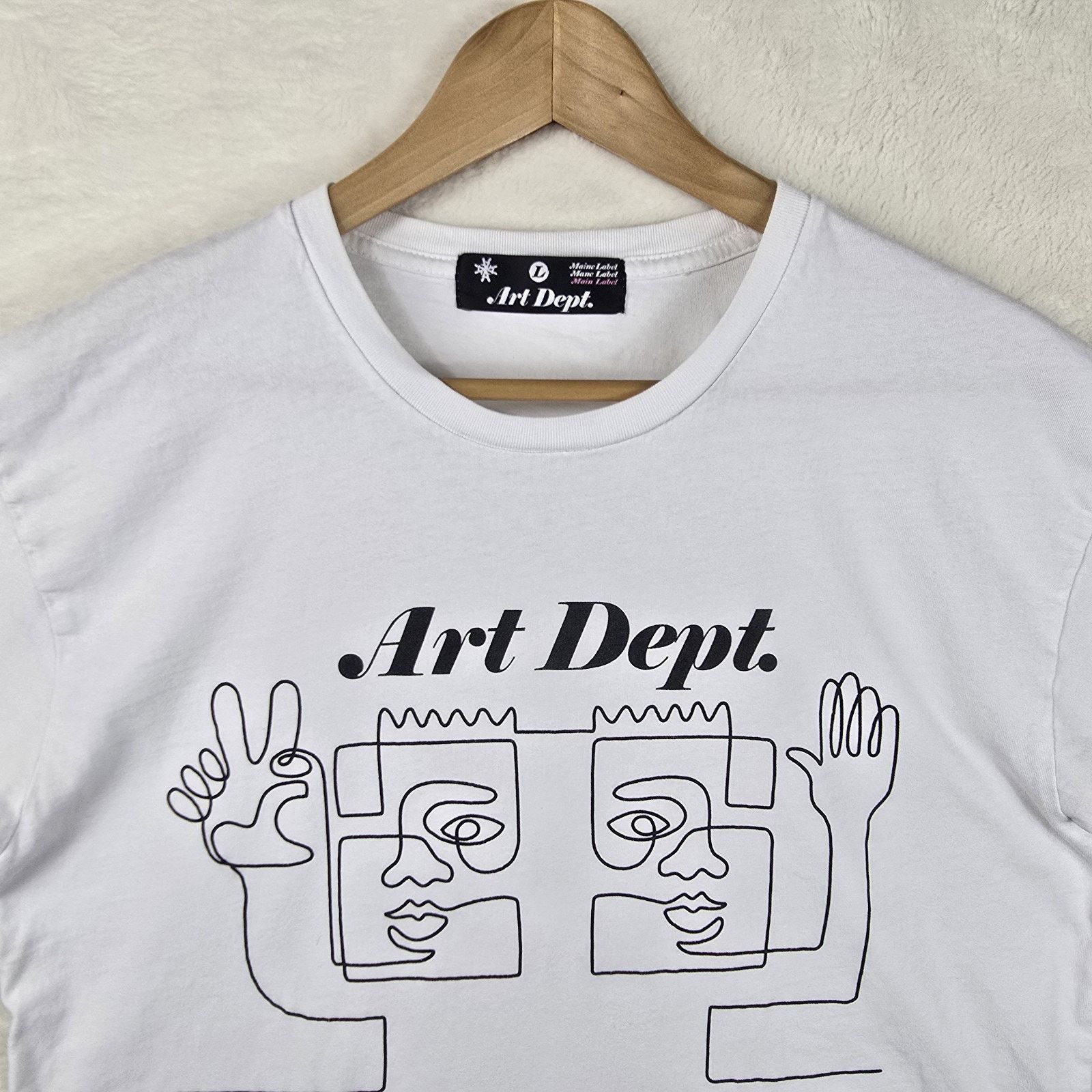 Other Art Dept Main Label Shirt Large One Line Drawing Abstract Size US L / EU 52-54 / 3 - 3 Thumbnail