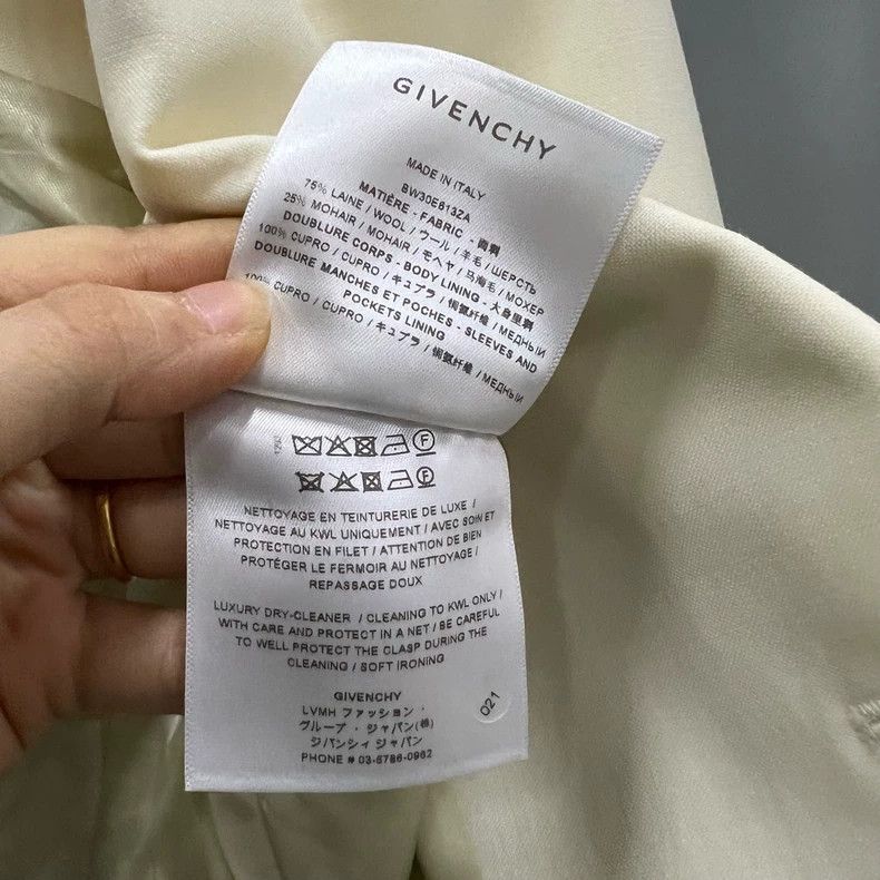 Givenchy Givenchy Beige Buckle Slim Fit Suit Size US XS / EU 42 / 0 - 4 Thumbnail