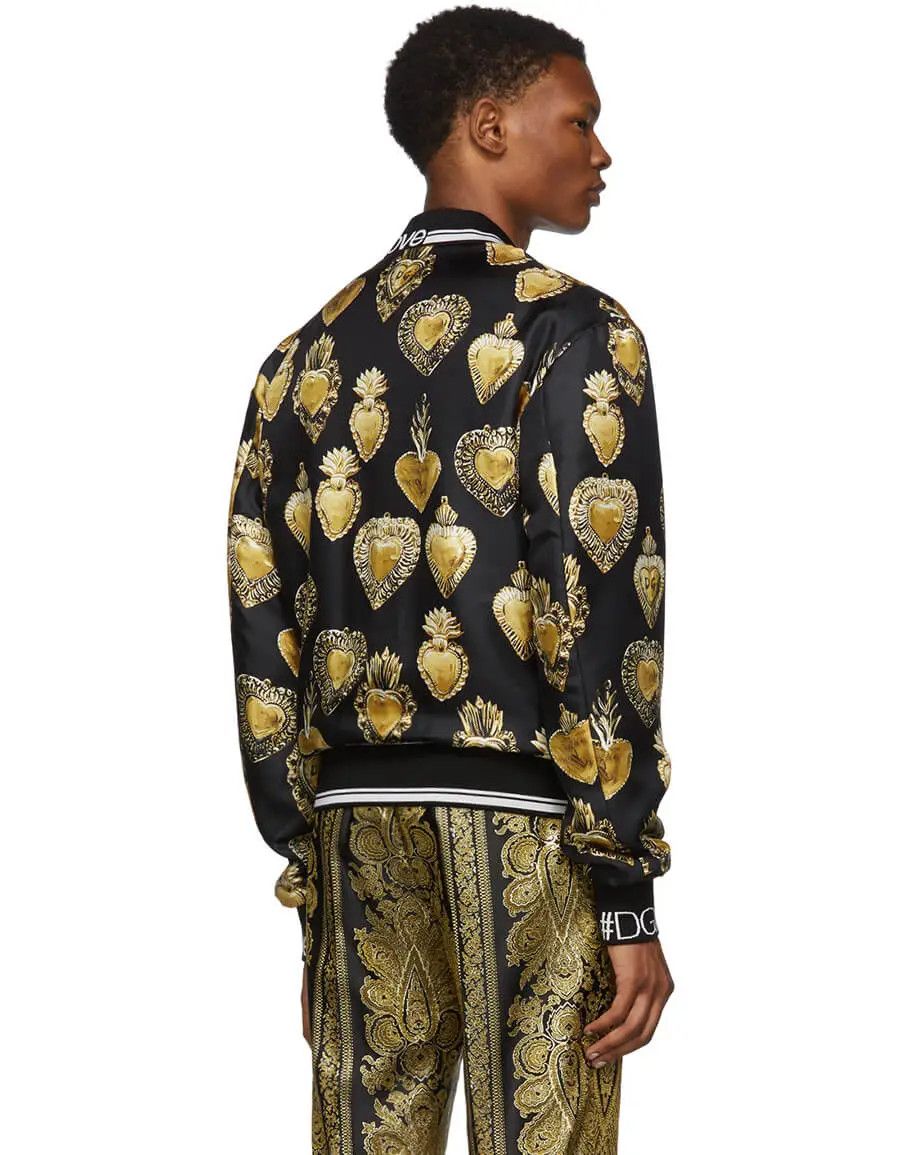 Dolce & Gabbana o1y0125 Bomber Jacket in Multicolor Size US XL / EU 56 / 4 - 3 Thumbnail