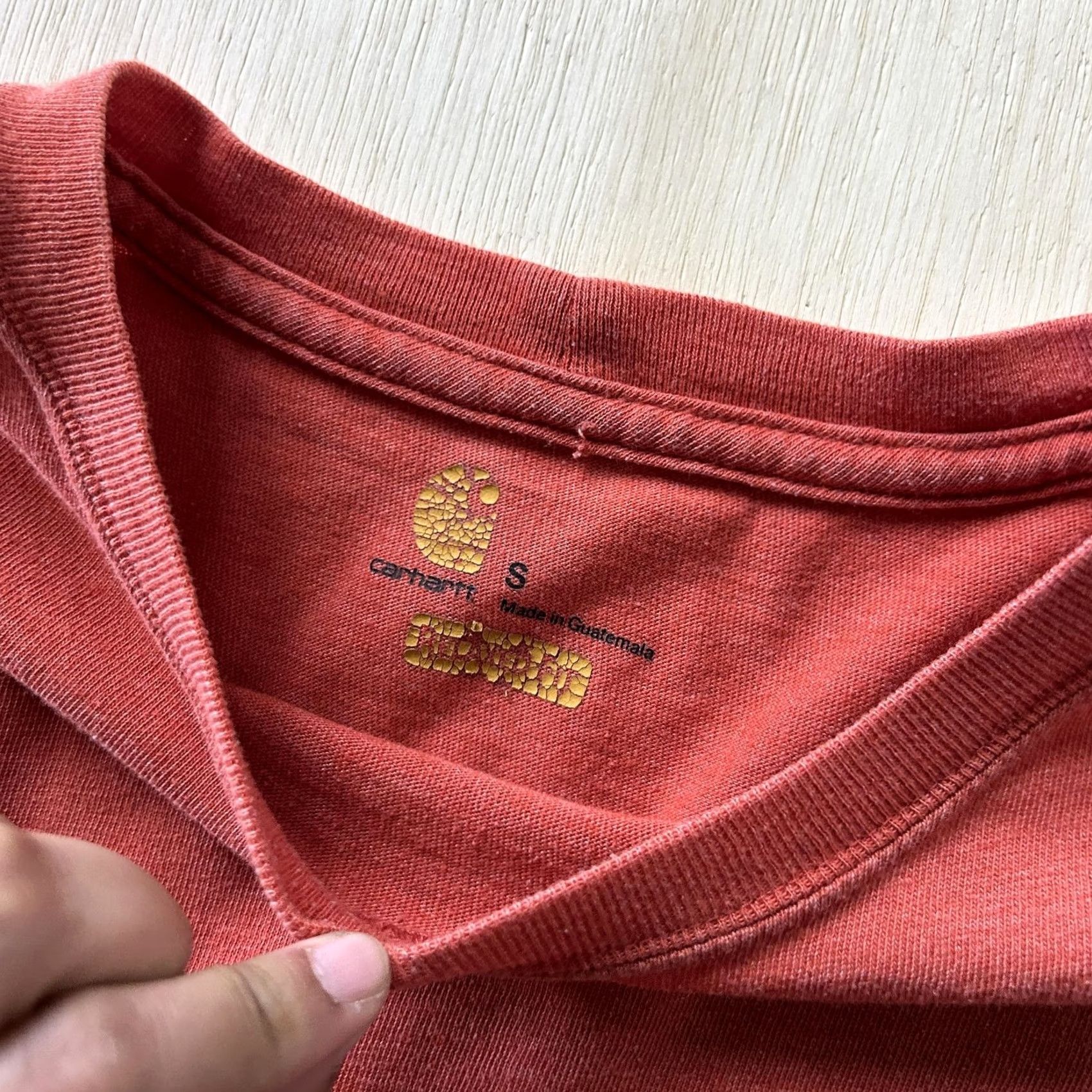 Carhartt Carhartt Shirt Mens S Red Tagless Logo Crew Neck Tee T-Shirt Size US S / EU 44-46 / 1 - 3 Thumbnail