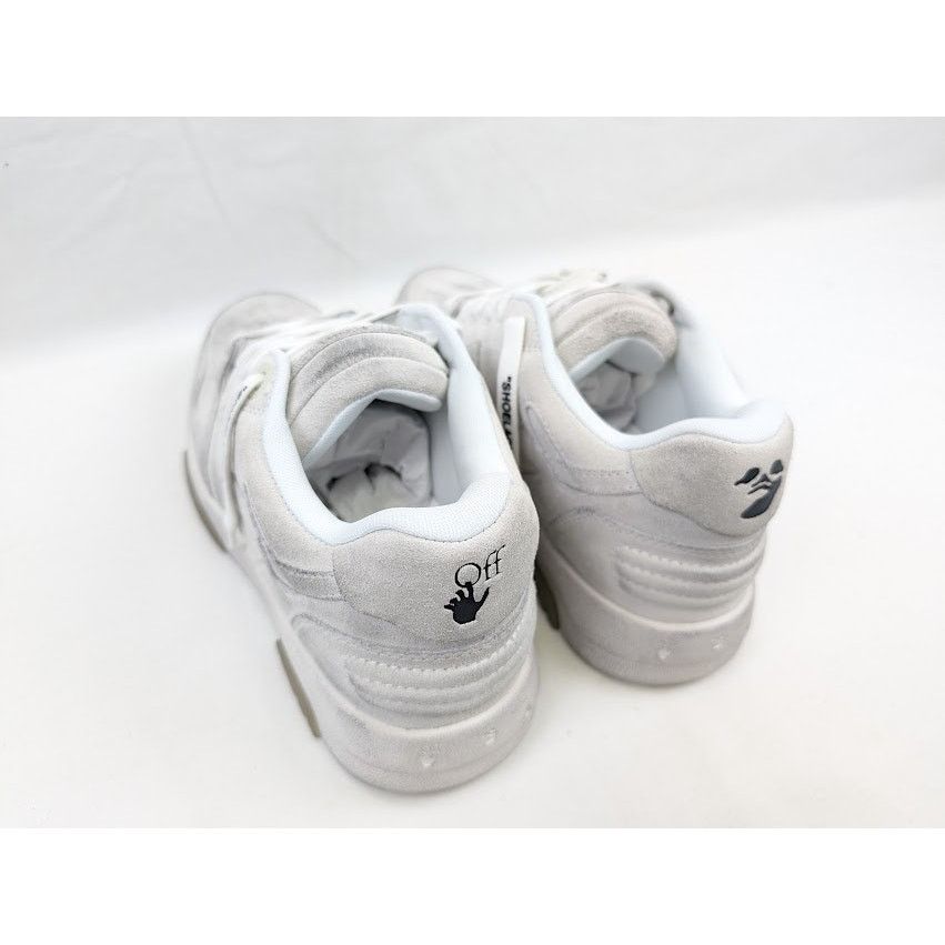 Off-White o1rshd1 Q: 2 / Out Of Office Vintage Suede Sneakers in White Size US 6 / EU 39 - 19 Thumbnail