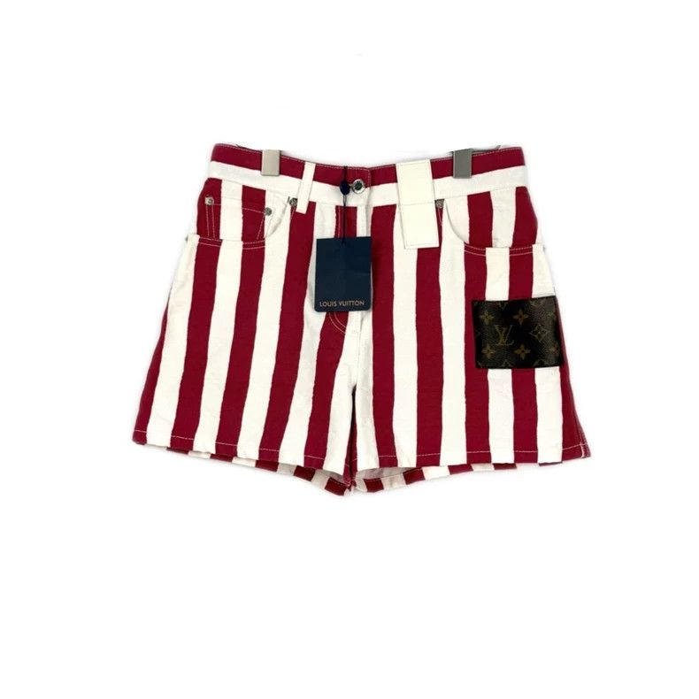 Louis Vuitton Louis Vuitton Burgundy vertical pattern presbyopic leather Size US 36 / EU 52 - 1 Thumbnail