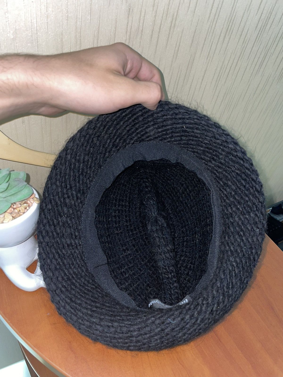 Issey Miyake × Japanese Brand × Vintage Issey Miyake Japanese wool hat vintage Size ONE SIZE - 9 Thumbnail