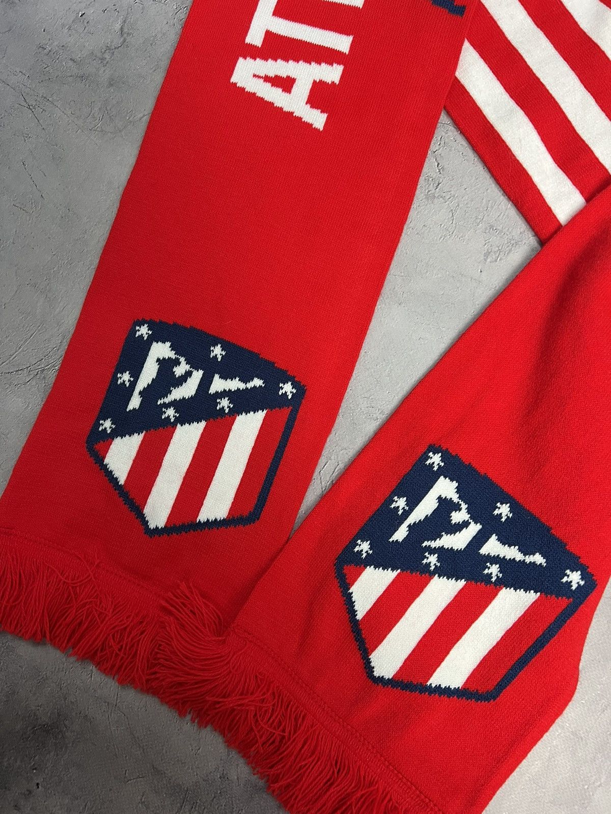 Vintage Vtg Atletico De Madrid Scarf Product Official Size ONE SIZE - 3 Thumbnail