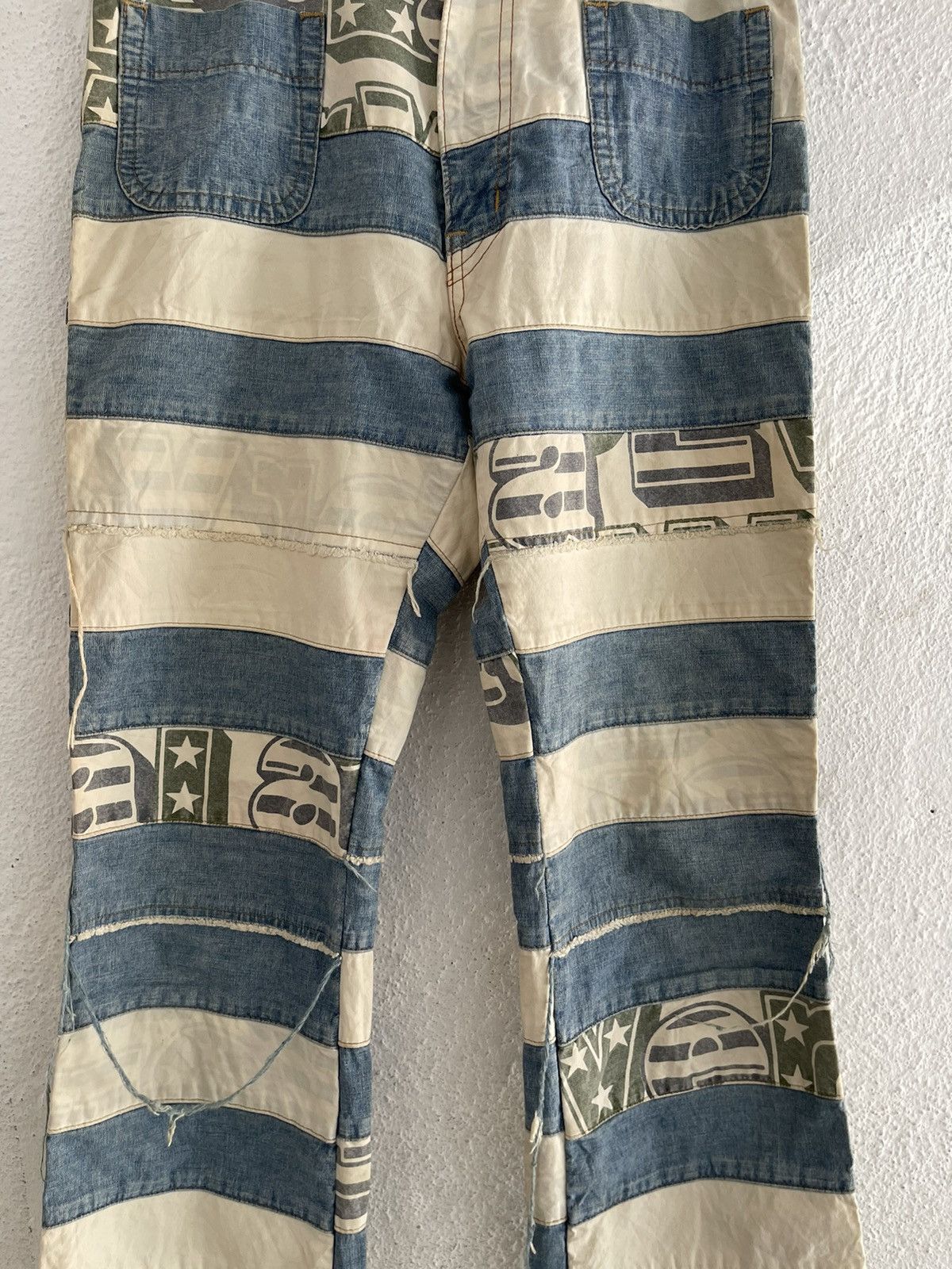 Hysteric Glamour Hysteric Glamour Kinky Hagi Patchwork Distressed Size US 28 / EU 44 - 4 Thumbnail