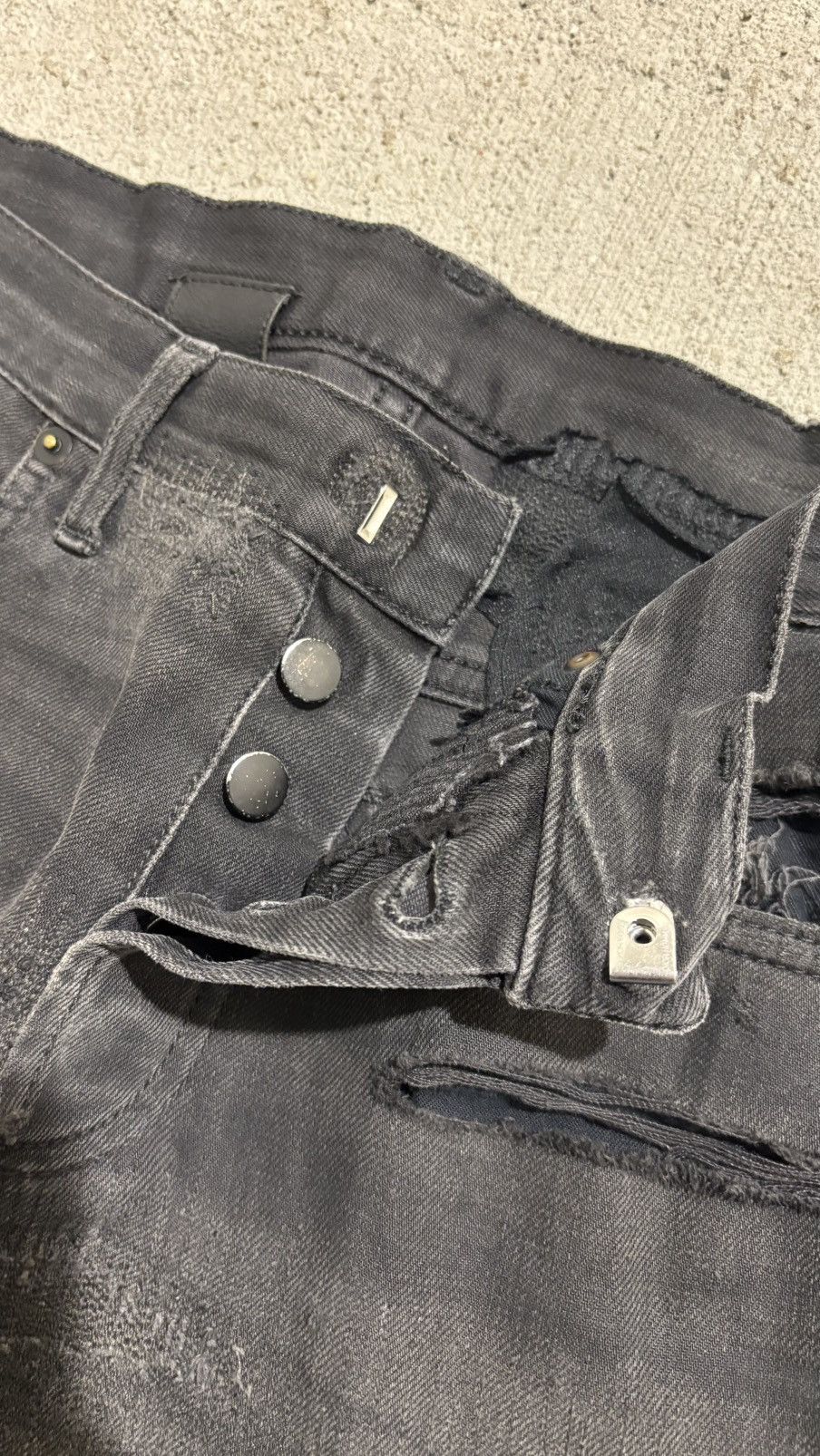 Dior Dior Homme Repaired Denim Size US 29 - 15 Thumbnail