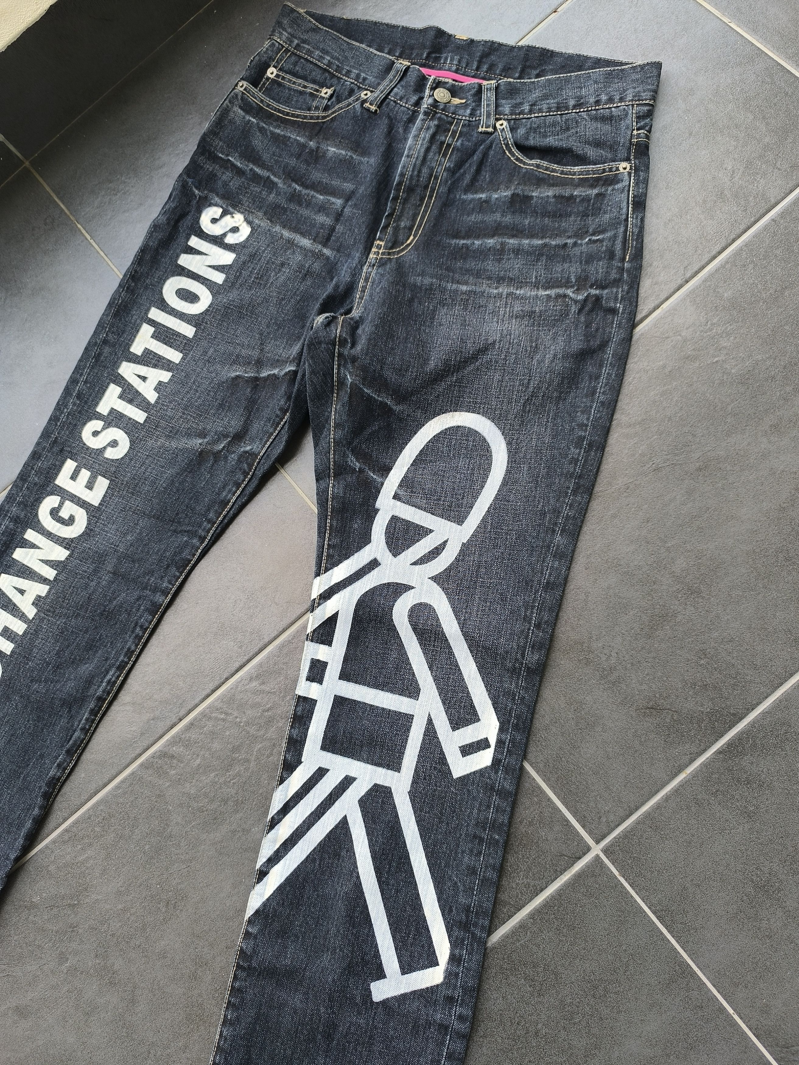 Japanese Brand × PPFM RARE PPFM PAINTED JEANS Size US 32 / EU 48 - 3 Thumbnail