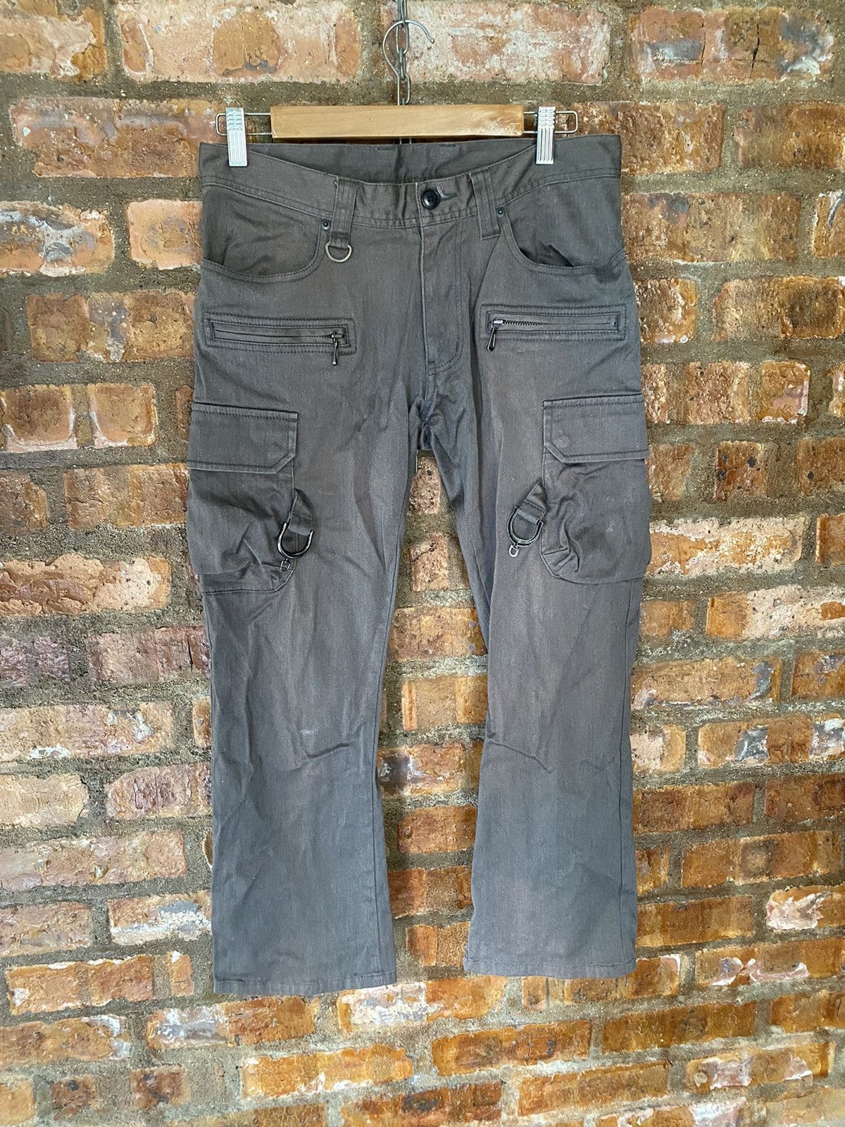 Japanese Brand × Kiminori Morishita × Tete Homme Vtg Tete Homme By kiminori Era Bondage parachute flare Size US 30 / EU 46 - 2 Thumbnail