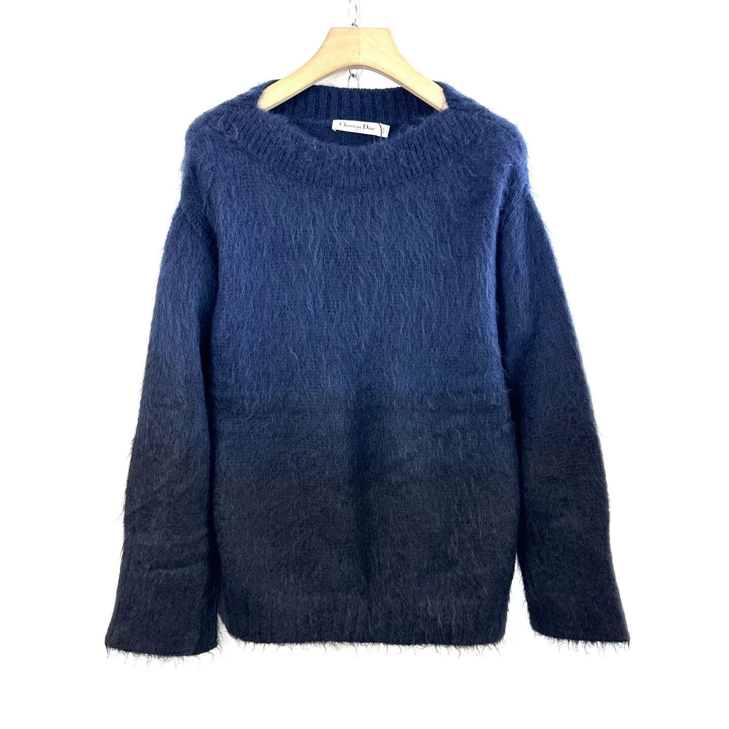 Dior DIOR Angora Blue-Black Gradient Sweater Size XS / US 0-2 / IT 36-38 - 1 Thumbnail
