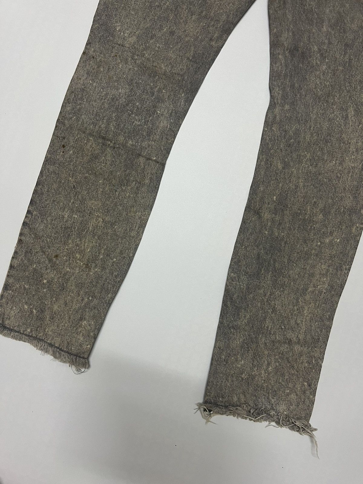 Japanese Brand DNM Collection Acid Wash Distressed Denim Size US 39 - 12 Thumbnail