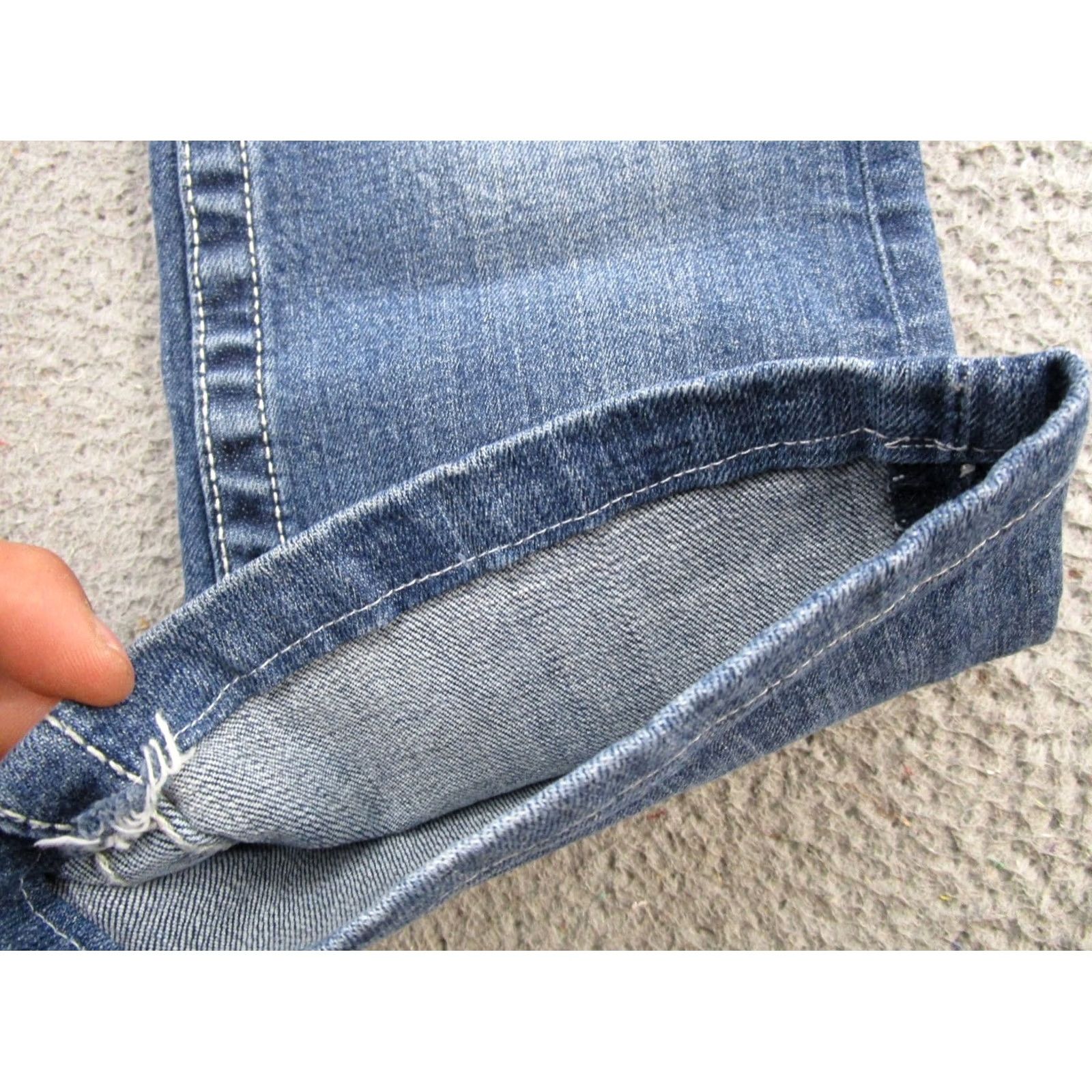 Vintage VIGOSS Womens Chelsea Slim Boot Blue Denim Jeans Size 2 Regular 5-Pocket Design Bootcut Womens Jeans Blue Size 26" / US 2 / IT 38 - 3 Thumbnail