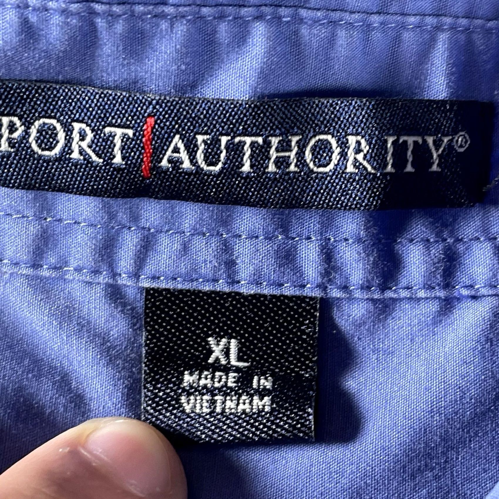 Port Authority BARBERSHOP HARMONY SOCIETY Shirt Men’s XL Blue Button Up Clippers SPEBSQSA Men XL Blue Shirt Size US XL / EU 56 / 4 - 2 Thumbnail