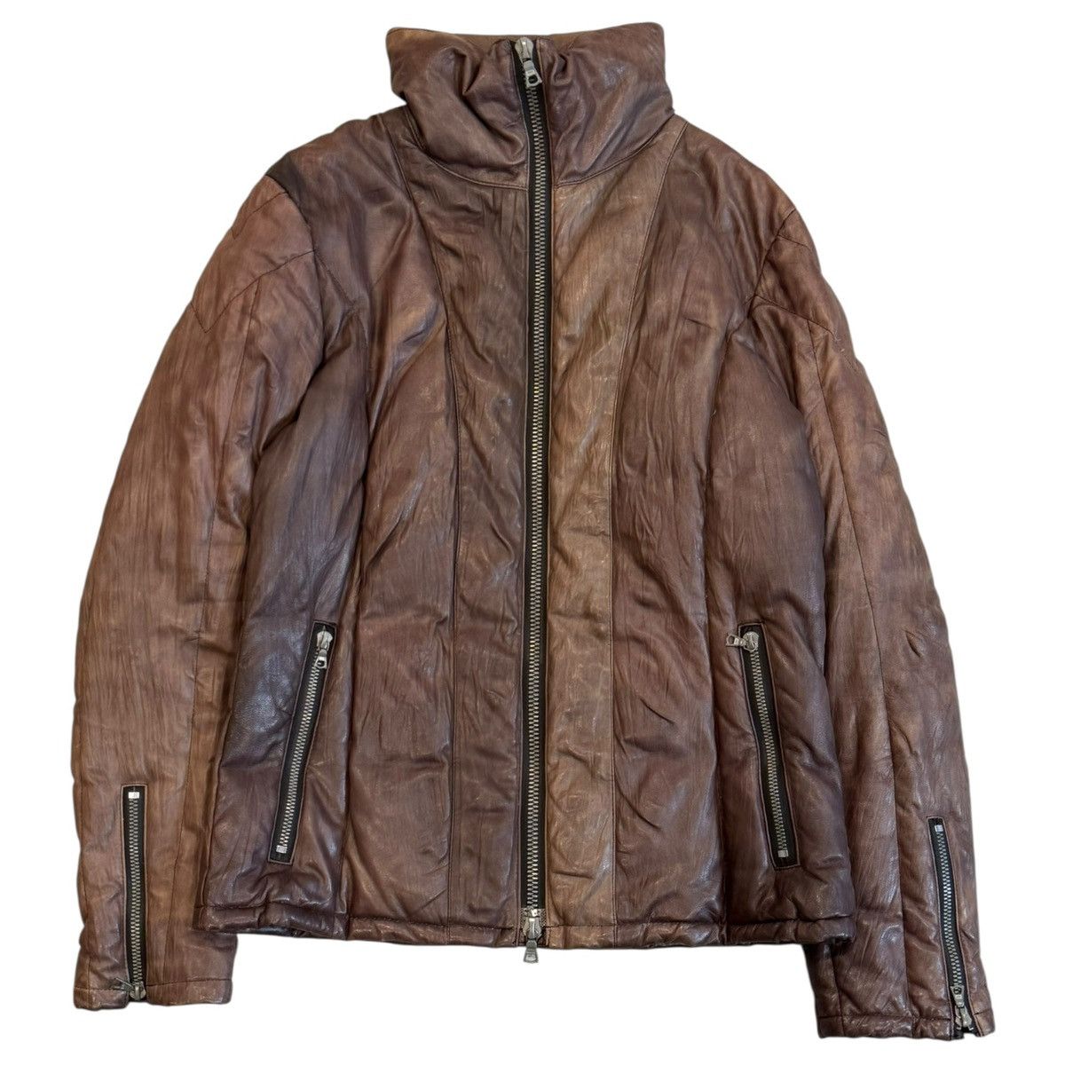 Isamu Katayama Backlash Isamu Katayama BACKLASH Sheep Leather Goose-Down Jacket Size US M / EU 48-50 / 2 - 2 Thumbnail