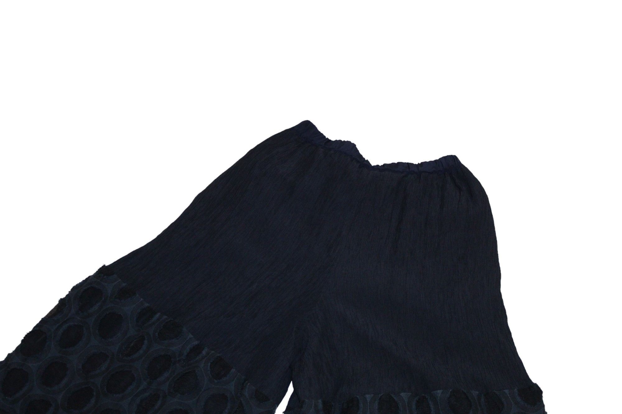 gomme GOMME by Maki Hiroshige Atelier Layered Cropped Plisse Pants Size US 32 / EU 48 - 10 Thumbnail