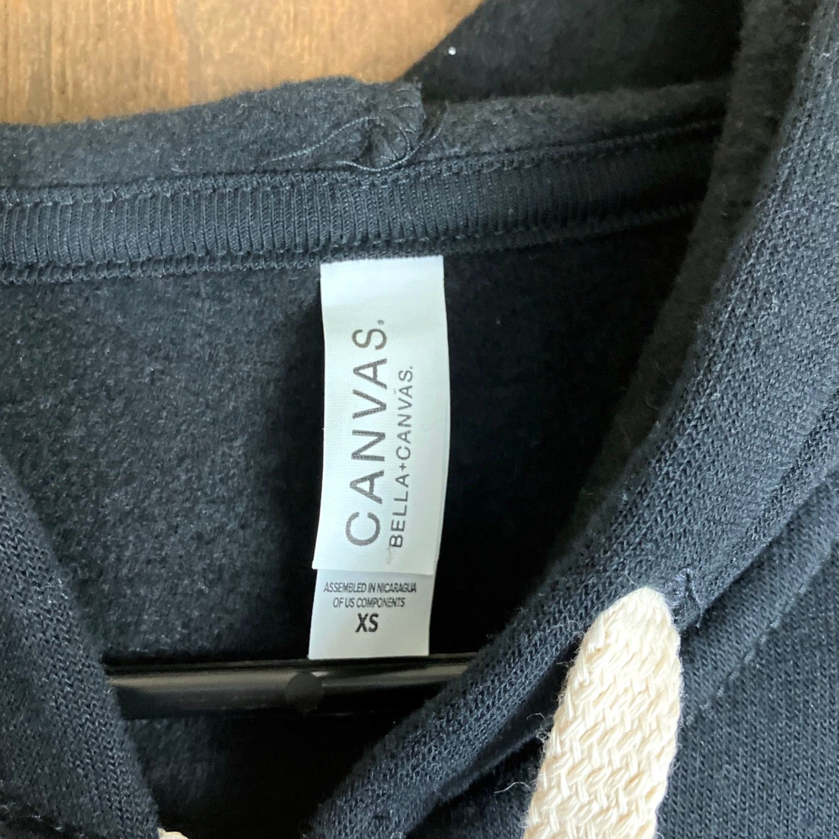 Vintage VINTAGE Bella Canvas Unisex Jacket Black Full Zip Twitch Logo Hooded Pockets XS Size XS / US 0-2 / IT 36-38 - 6 Thumbnail