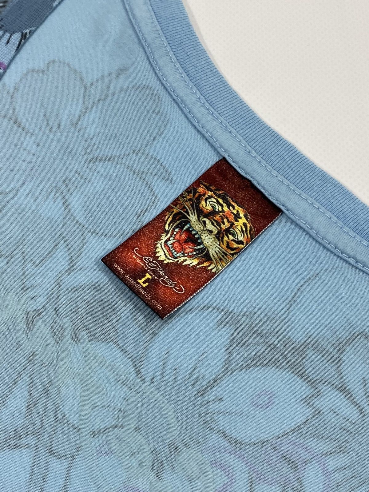 Ed Hardy 🔥LASTDROP🔥 Ed Hardy Carp Koi Fish Flowers Water t-shirt Size L / US 10 / IT 46 - 9 Thumbnail