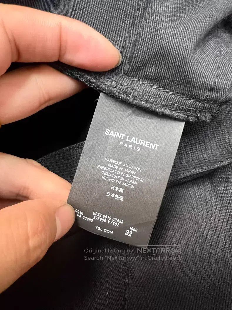Saint Laurent Paris Saint Laurent Paris Black Basic Denim Pants i Size US 32 / EU 48 - 4 Thumbnail