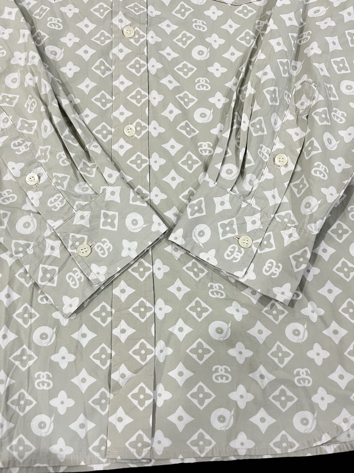 Other Stussy LV Monogram Long sleeve Button Up shirt USA Size US M / EU 48-50 / 2 - 4 Thumbnail
